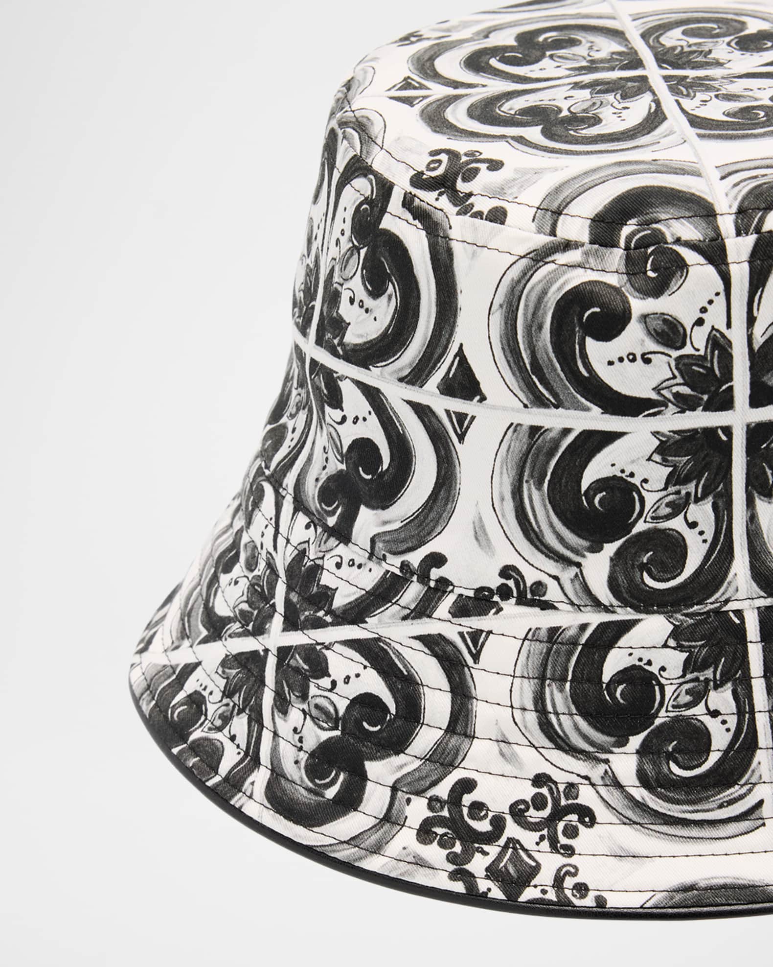 Men's Majolica-Print Bucket Hat 1