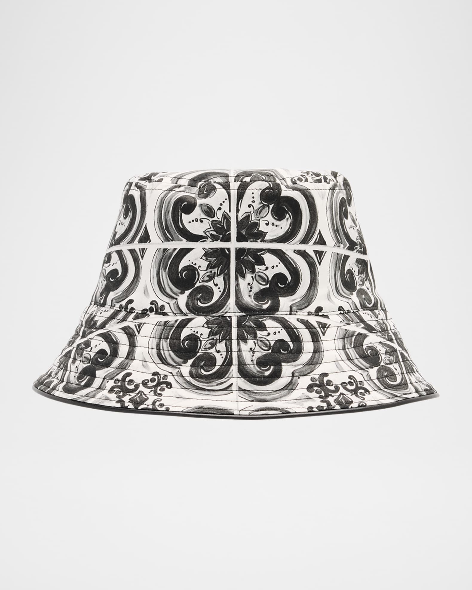 Men's Majolica-Print Bucket Hat 0