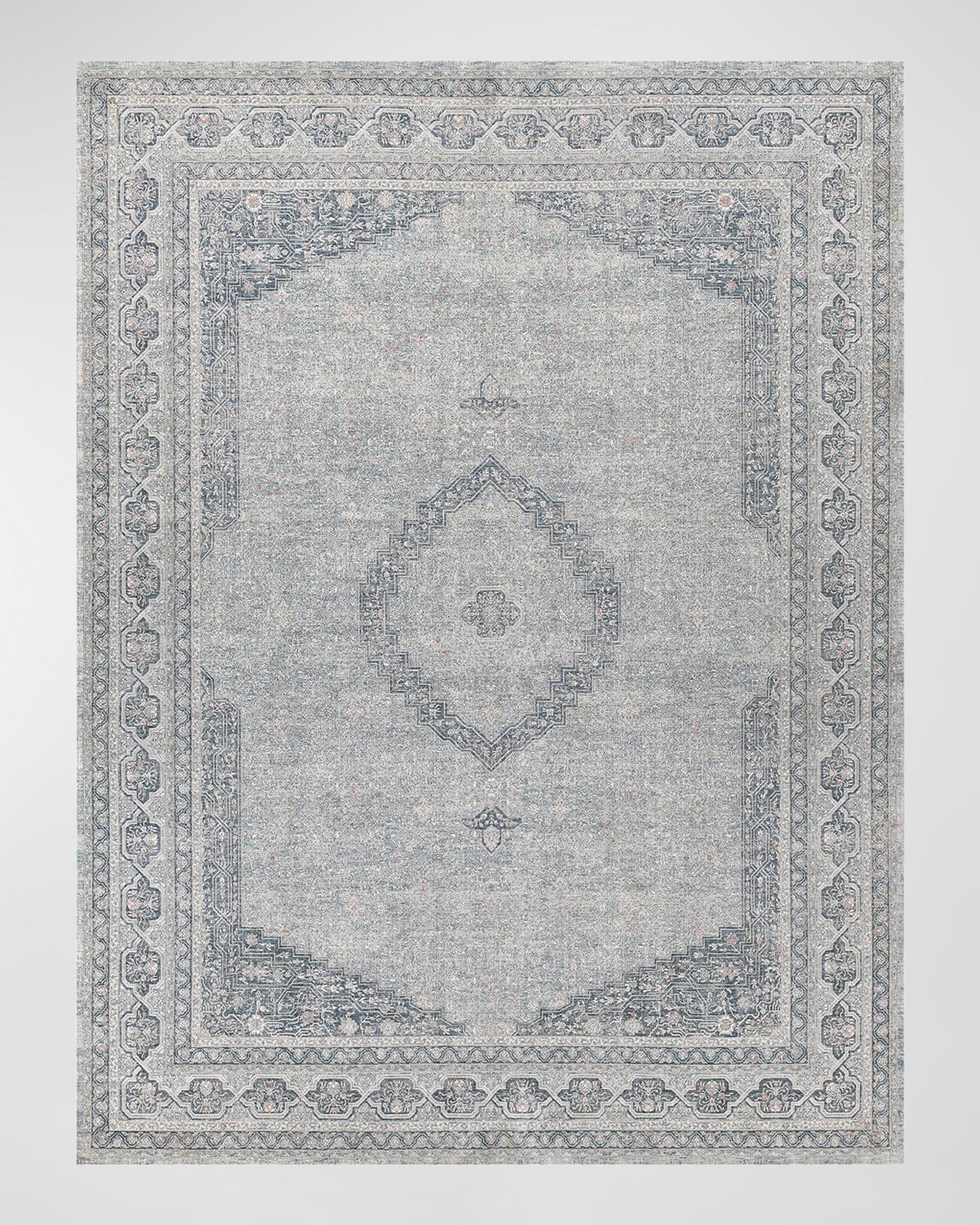 Heritage Blue & Gray Rug Collection | Neiman Marcus