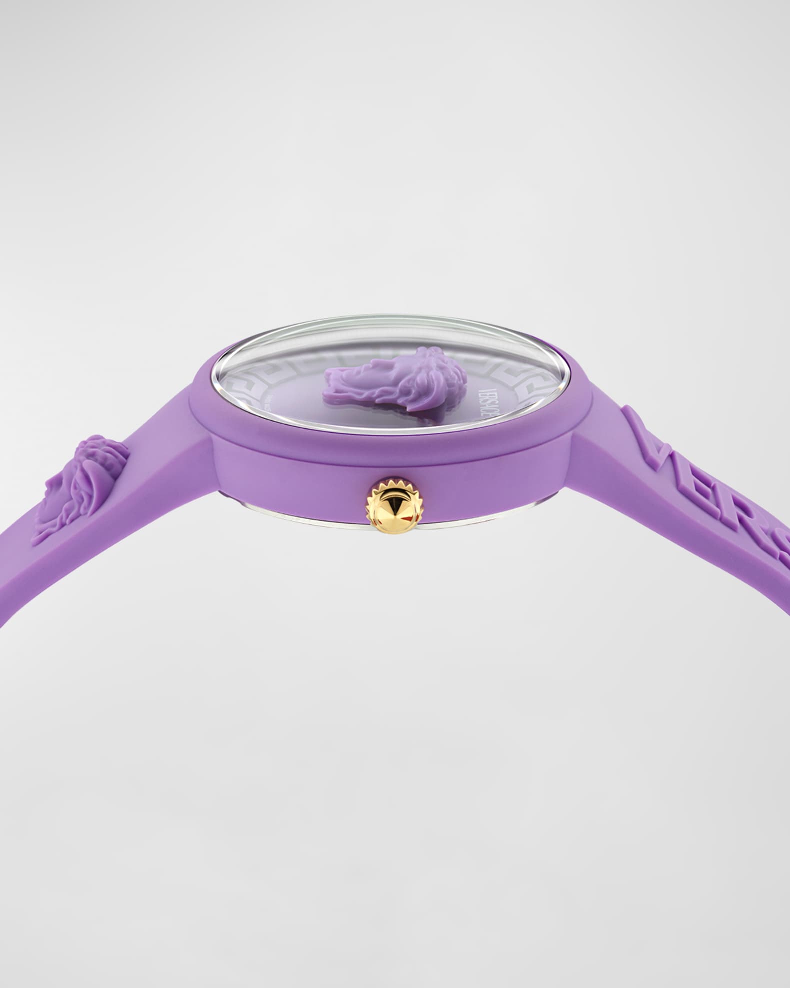 Versace 38mm Medusa Pop Watch with Silicone Strap and