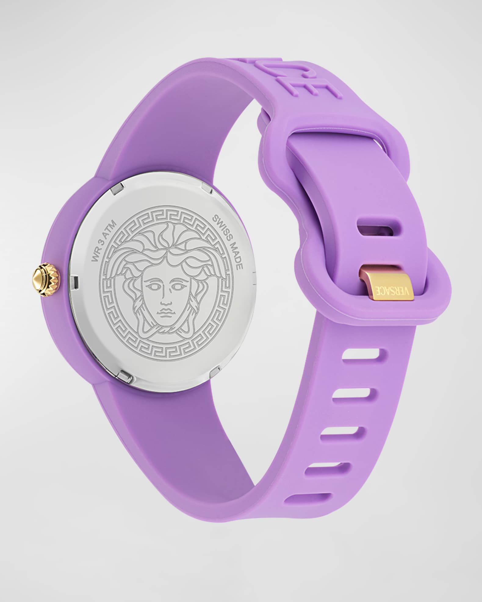 Versace 38mm Medusa Pop Watch with Silicone Strap and Versace 38mm Medusa Pop Watch with Silicone Strap and