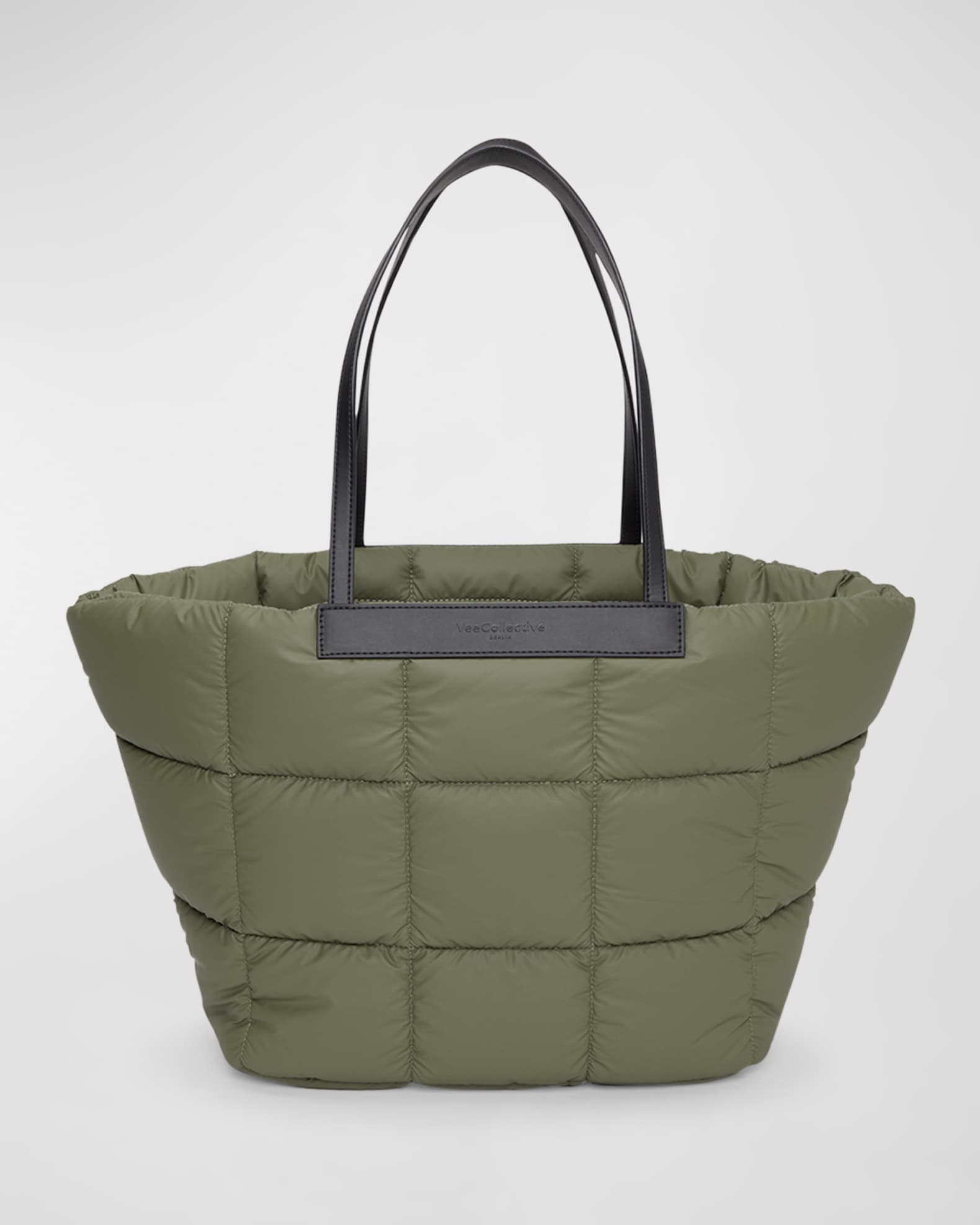 Vee Collective Women s Quilted Water Resistant Recycled Nylon Tote Bag