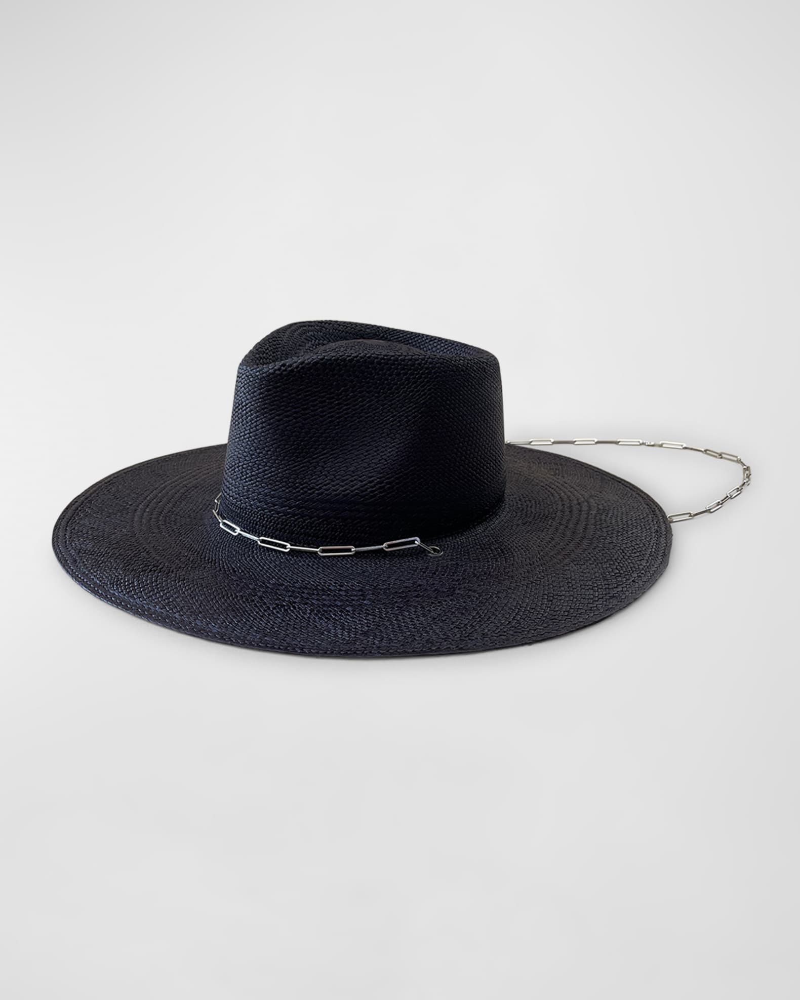 人気が高い  Straw Jr Livy Palma Van Fedora Chain Clip Paper With 帽子