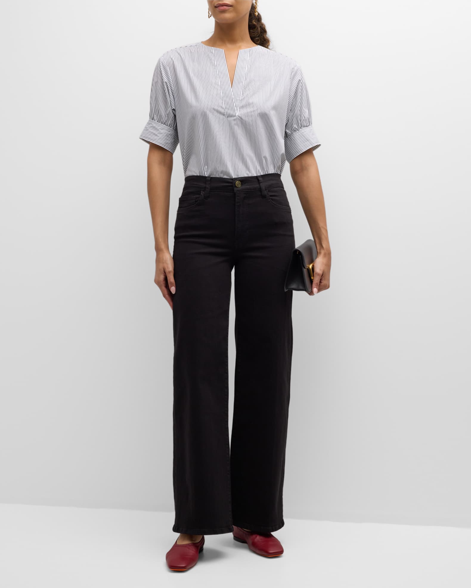 Le Slim Palazzo Jeans 1