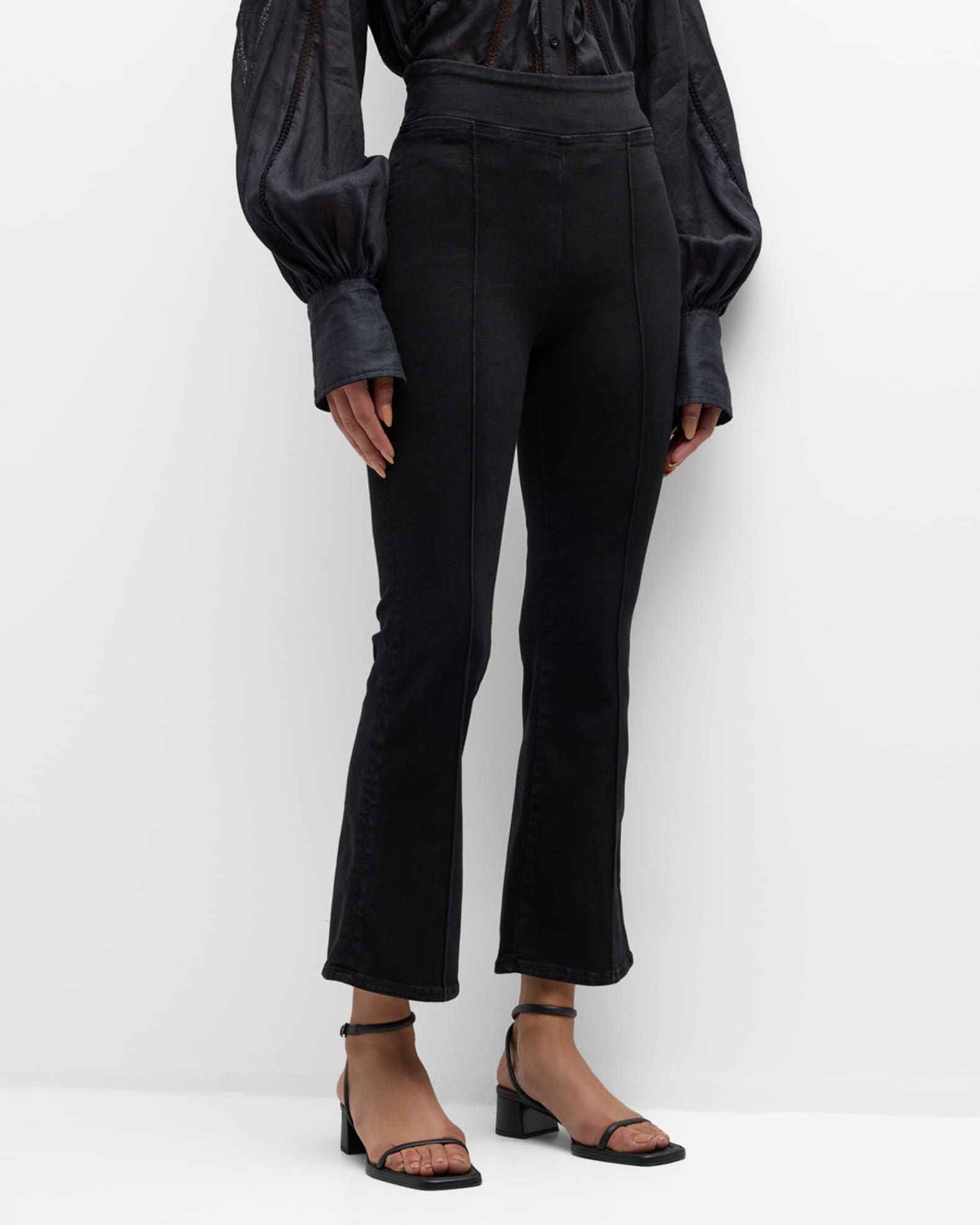 The Jetset Crop Mini Boot Pintuck Jeans 1