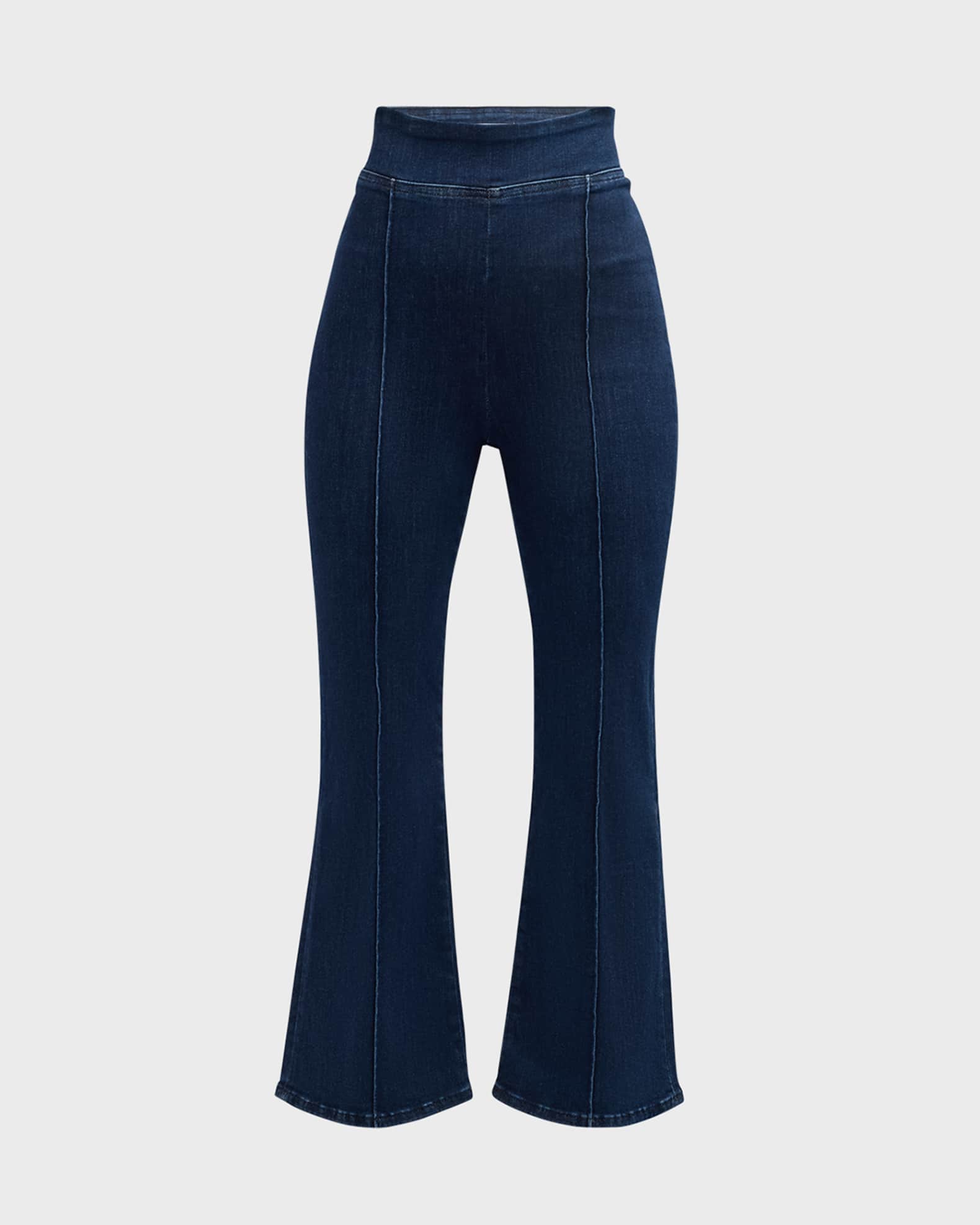 FRAME The Jetset Crop Mini Boot Pintuck Jeans