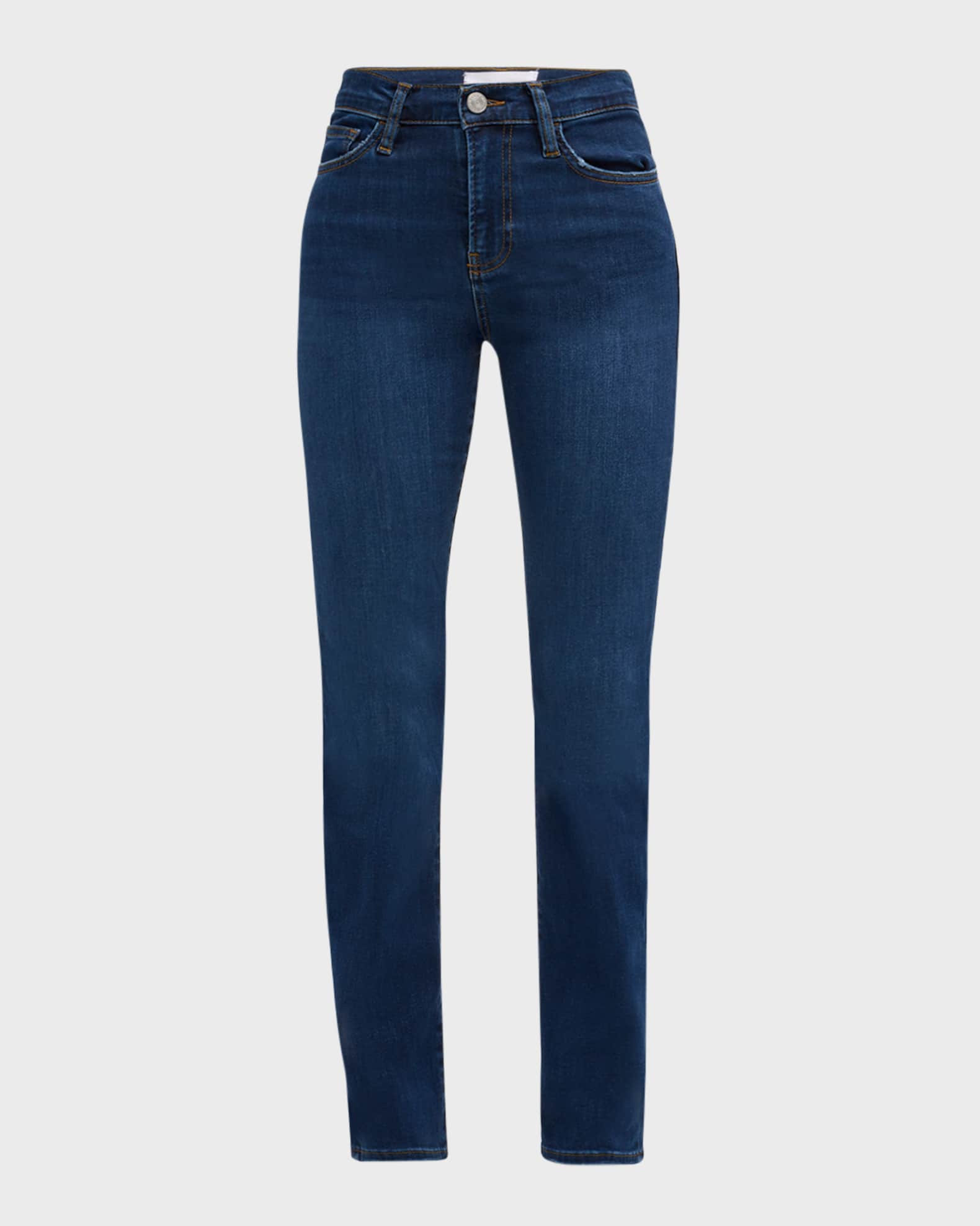 FRAME Le High Straight Long Jeans