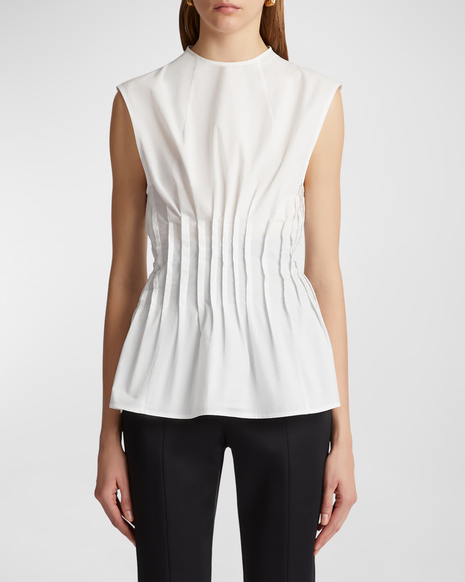 KHAITE Mary Top in White