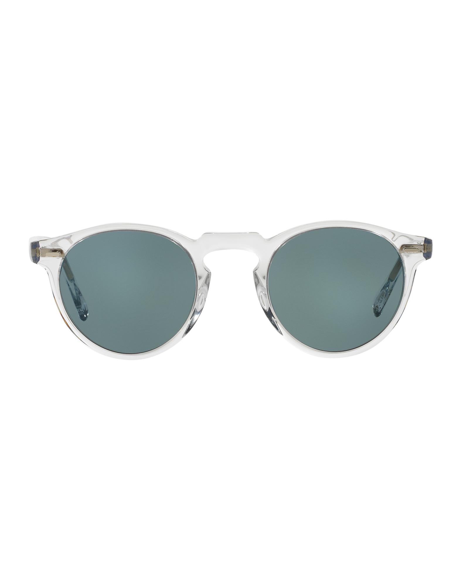 Oliver Peoples Men's Gregory Peck 47 Round Sunglasses | Neiman Marcus