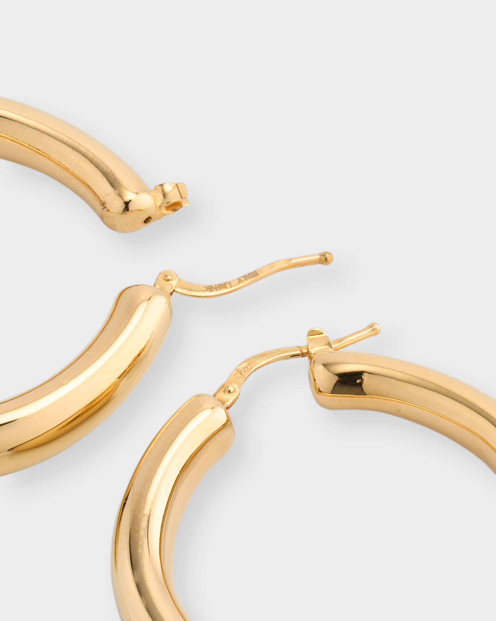 Lisa Nik Golden Dreams 18K Yellow Gold Hoop Earrings | Neiman Marcus