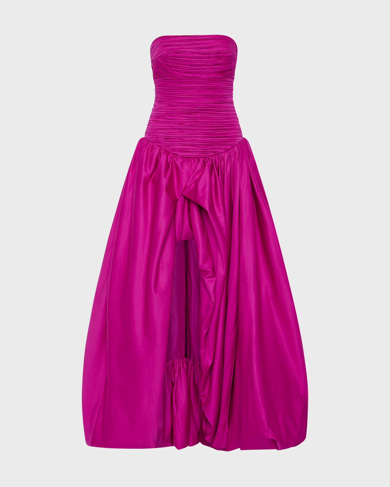 Aje Violette Strapless BubbleHem Maxi Dress Neiman Marcus