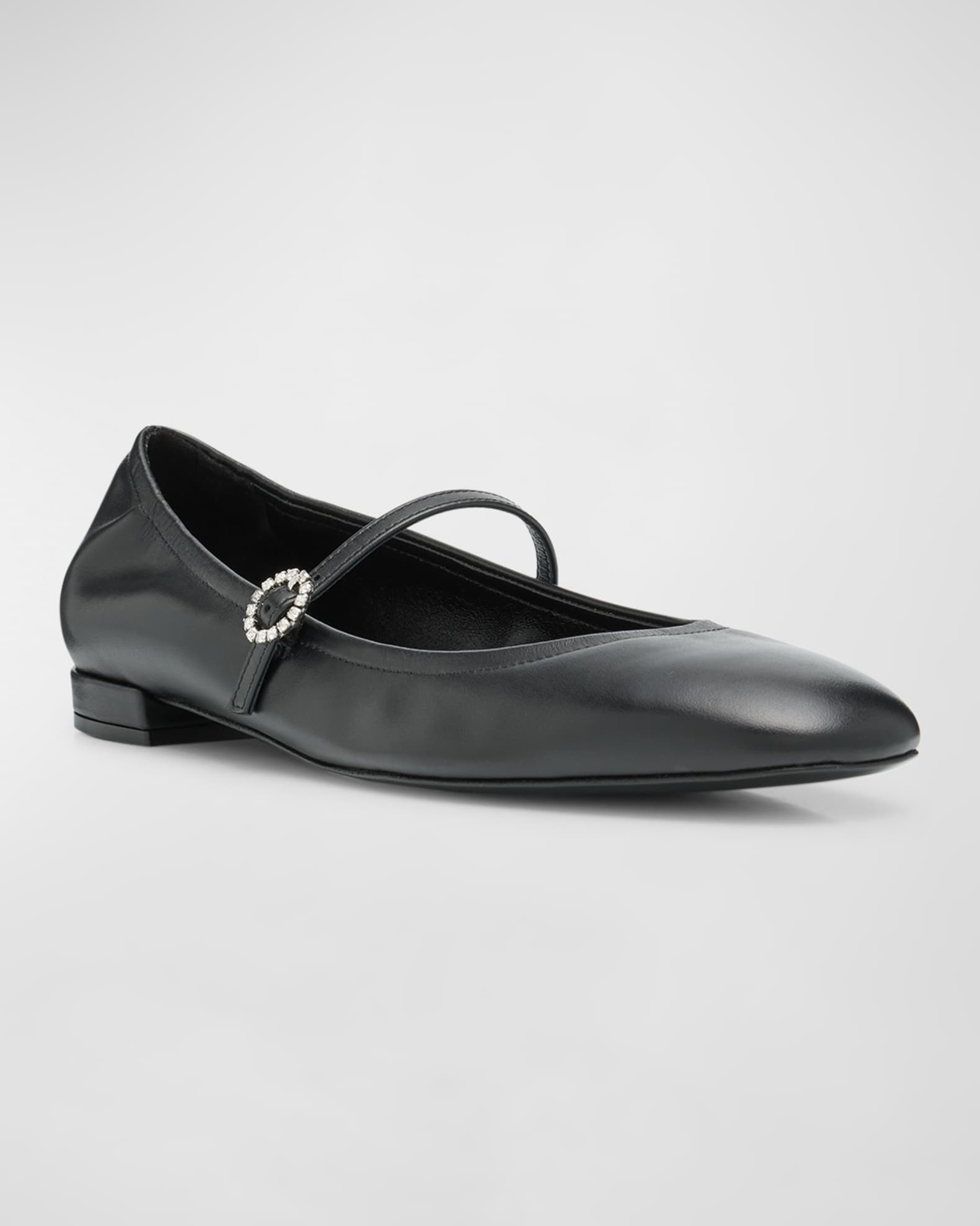 Claris Leather Mary Jane Ballet Flats 1