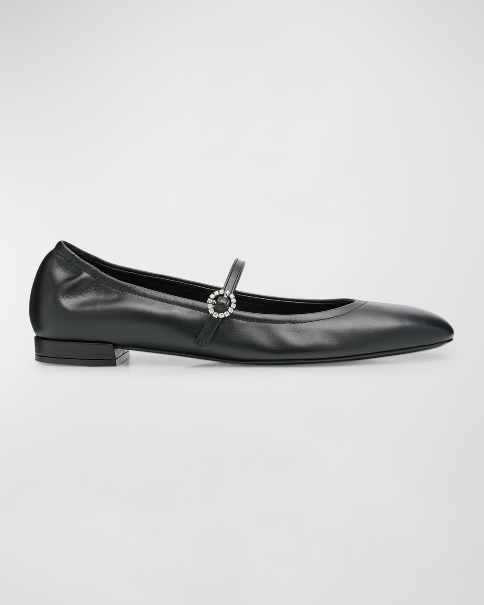 Claris Leather Mary Jane Ballet Flats 0