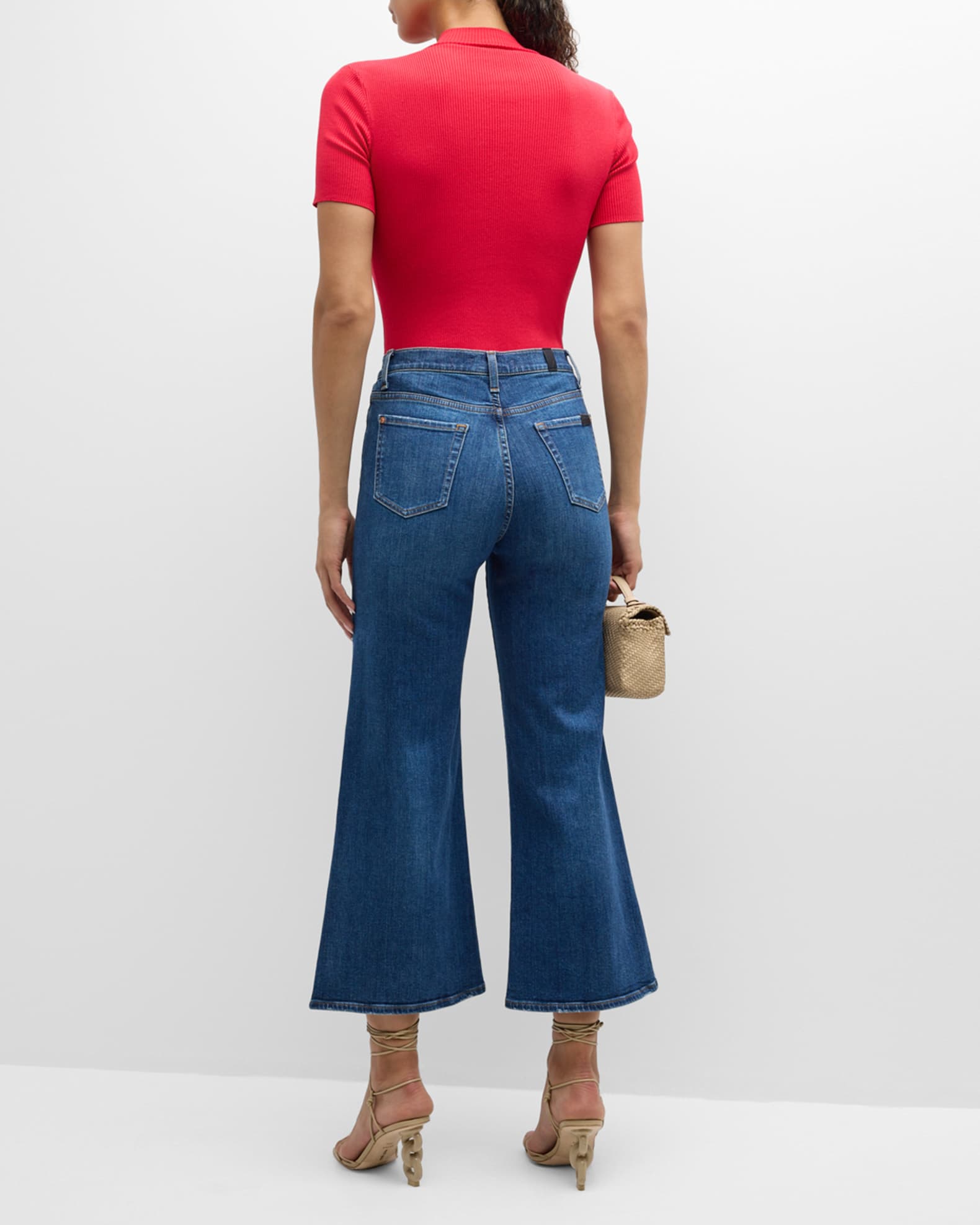 7 for all mankind Jo Cropped Jeans | Neiman Marcus