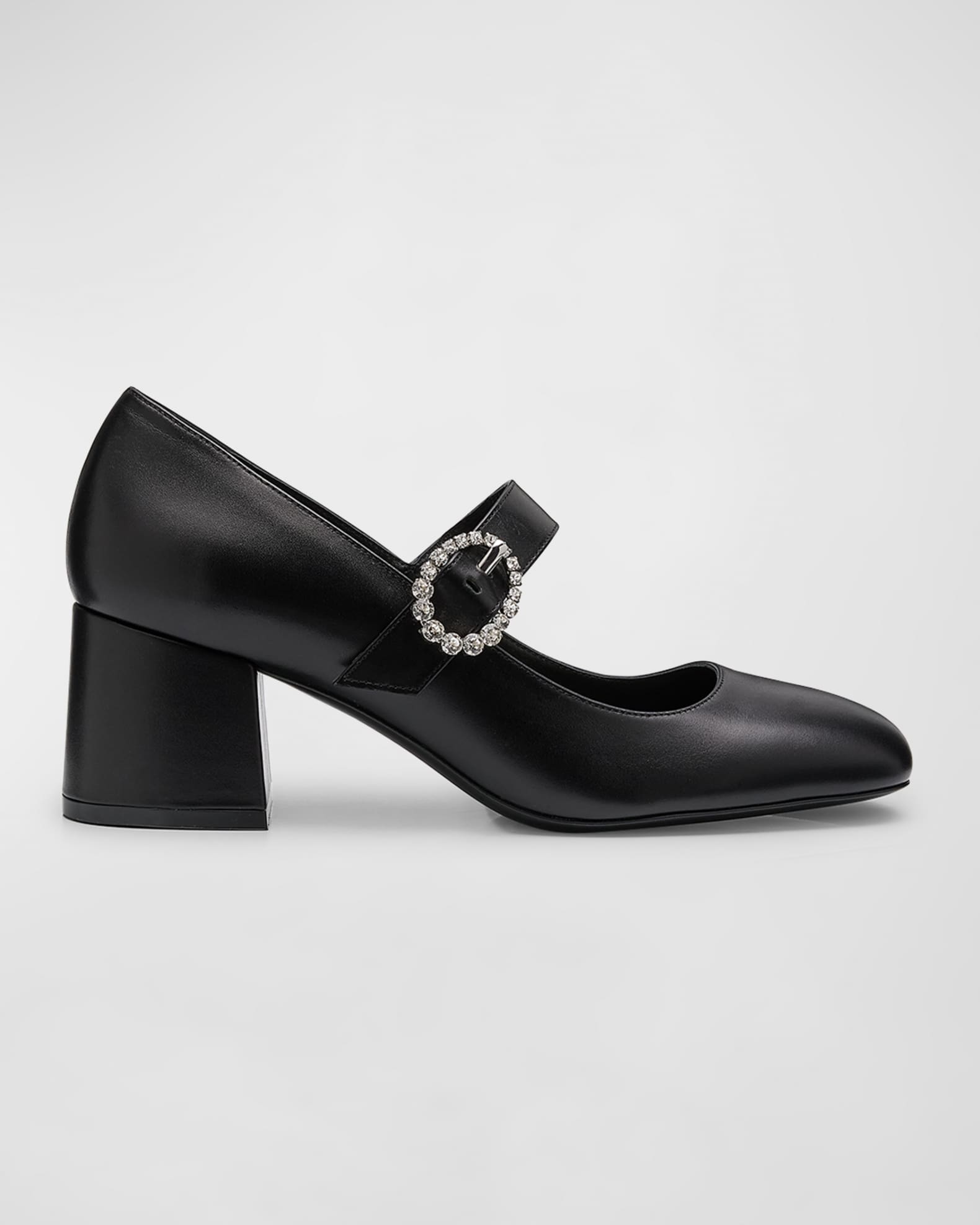 Stuart Weitzman Sloane Calfskin Mary Jane Pumps Neiman Marcus