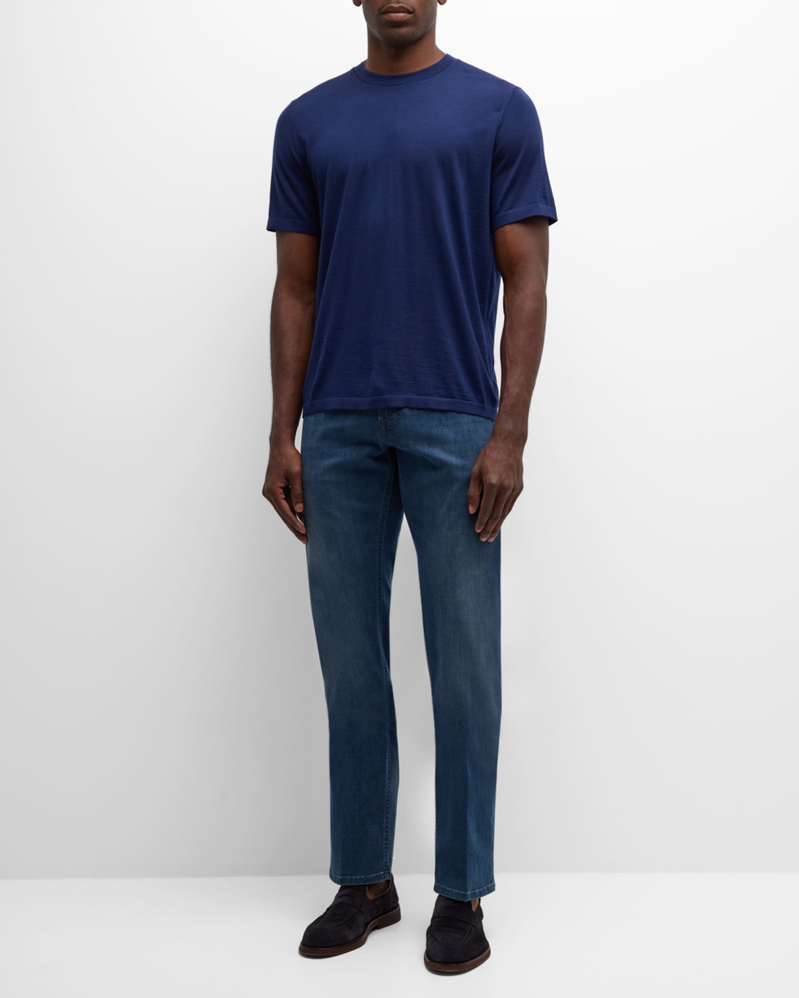 Men's Classic Denim Straight-Leg Jeans 1
