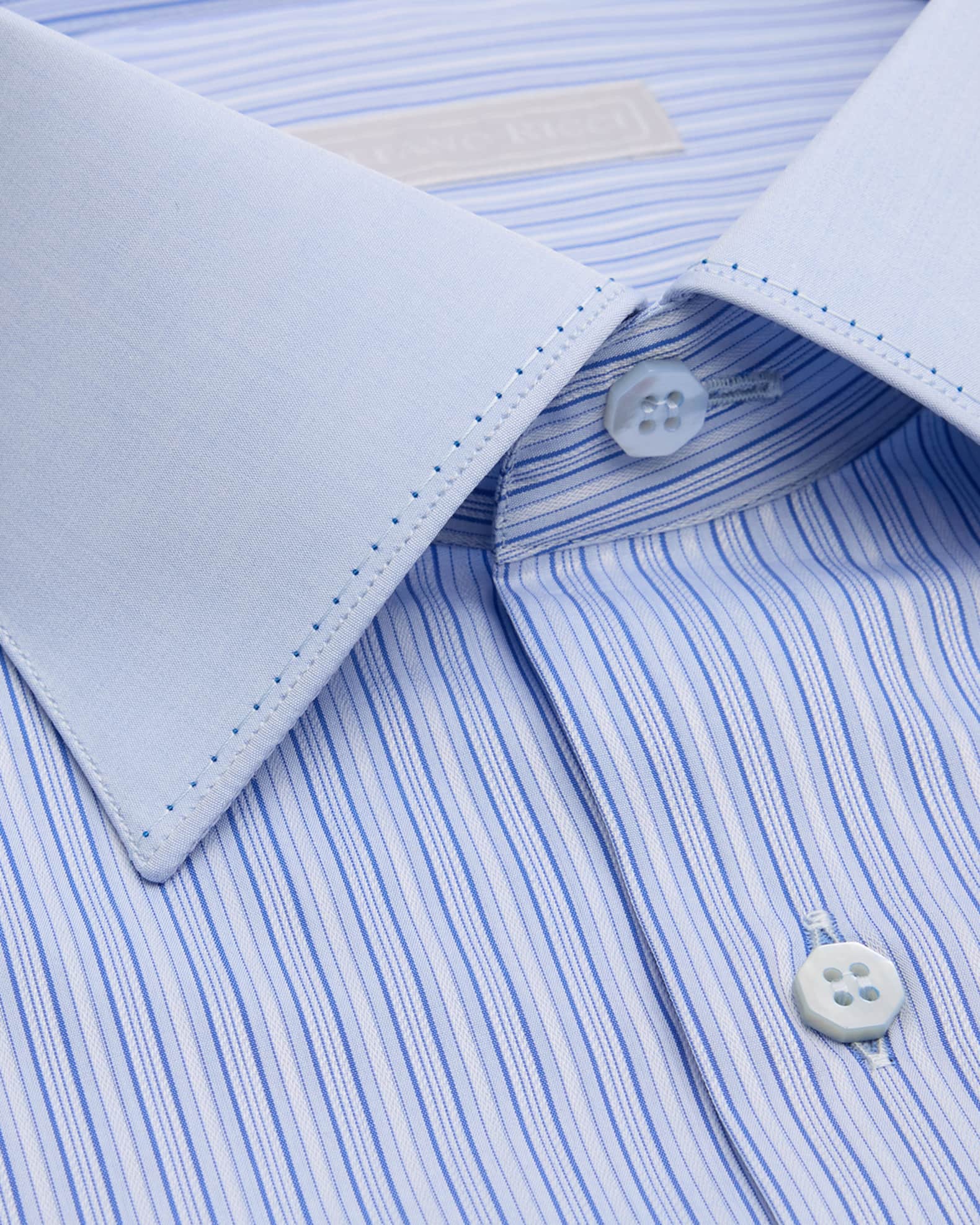 Men's Cotton Tonal Stripe Dress Shirt 1