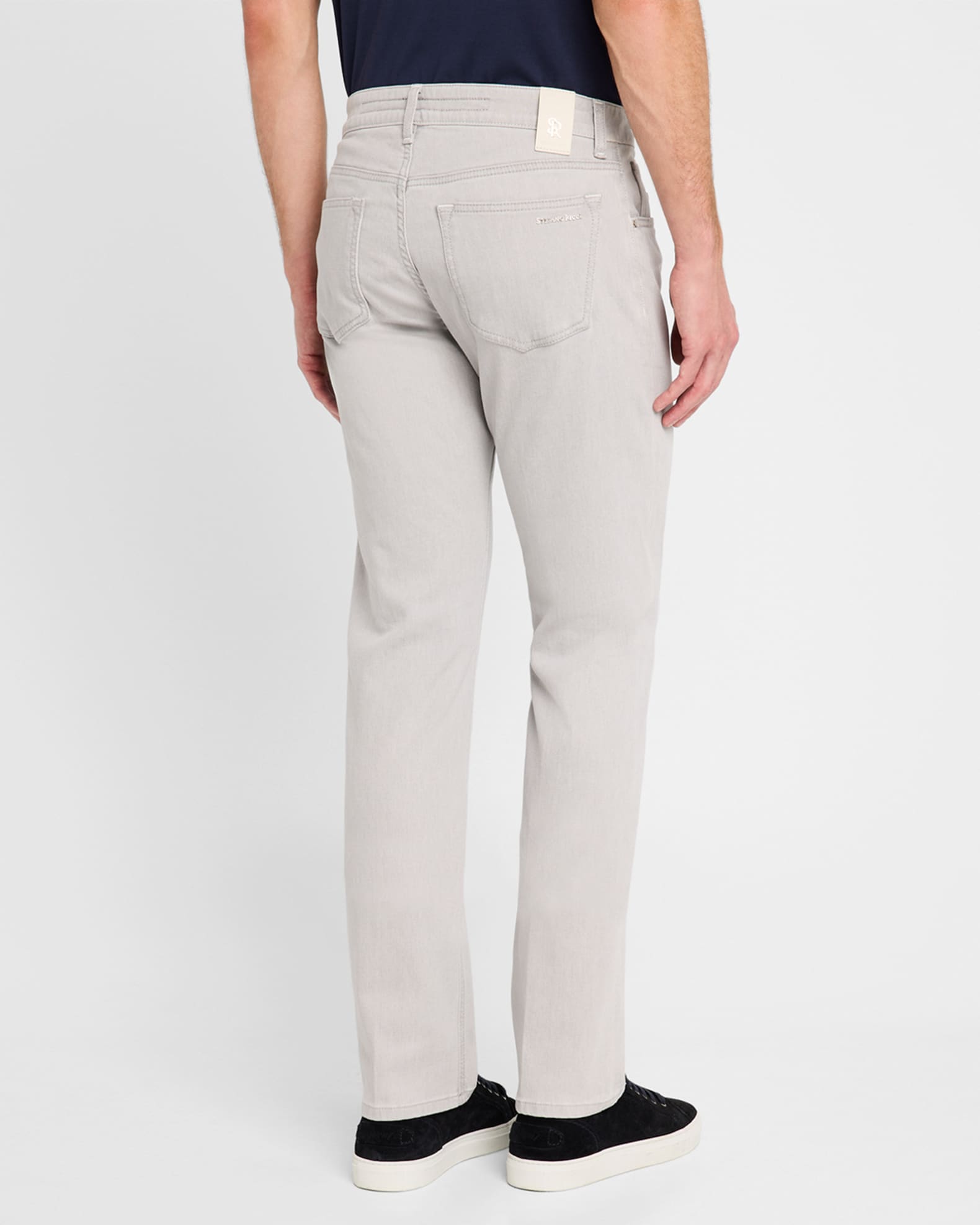 Stefano Ricci Men's Stone-Washed Denim Five-Pocket Pants