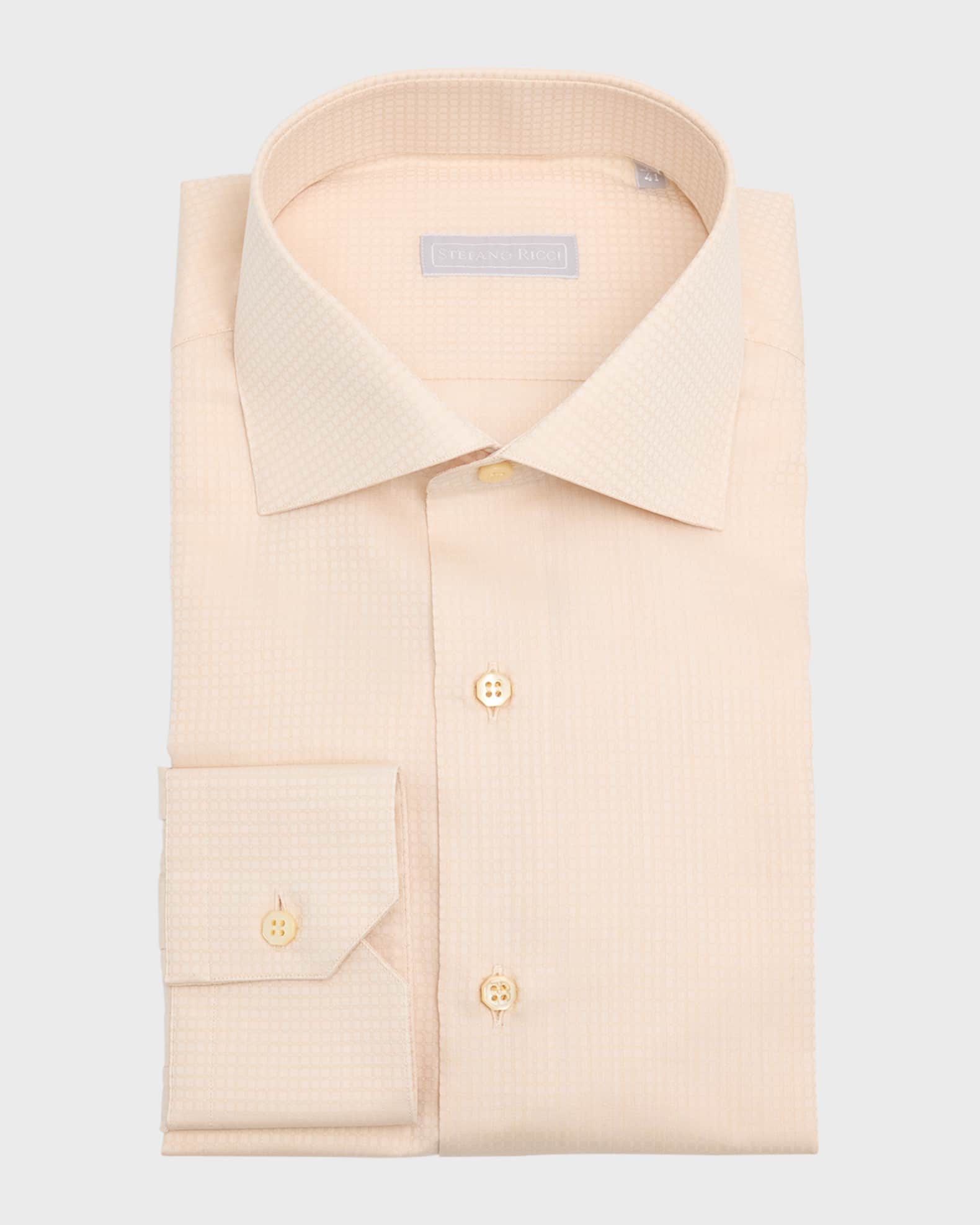 Men's Tonal Check Dress Shirt 0