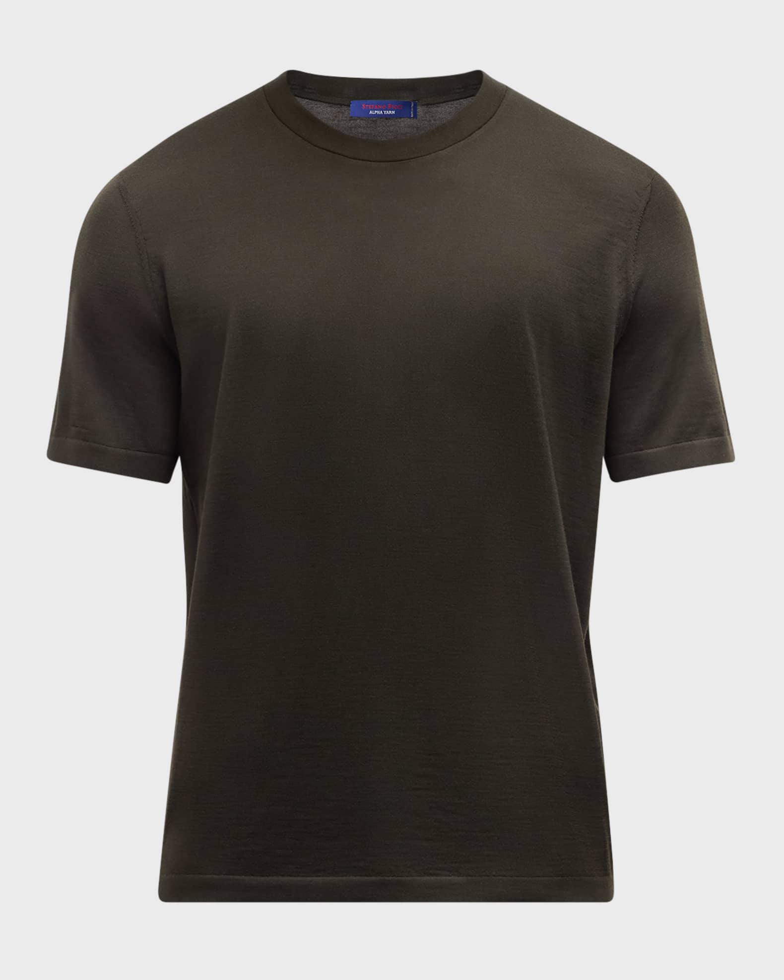 Men's Cashmere Crewneck T-Shirt 0