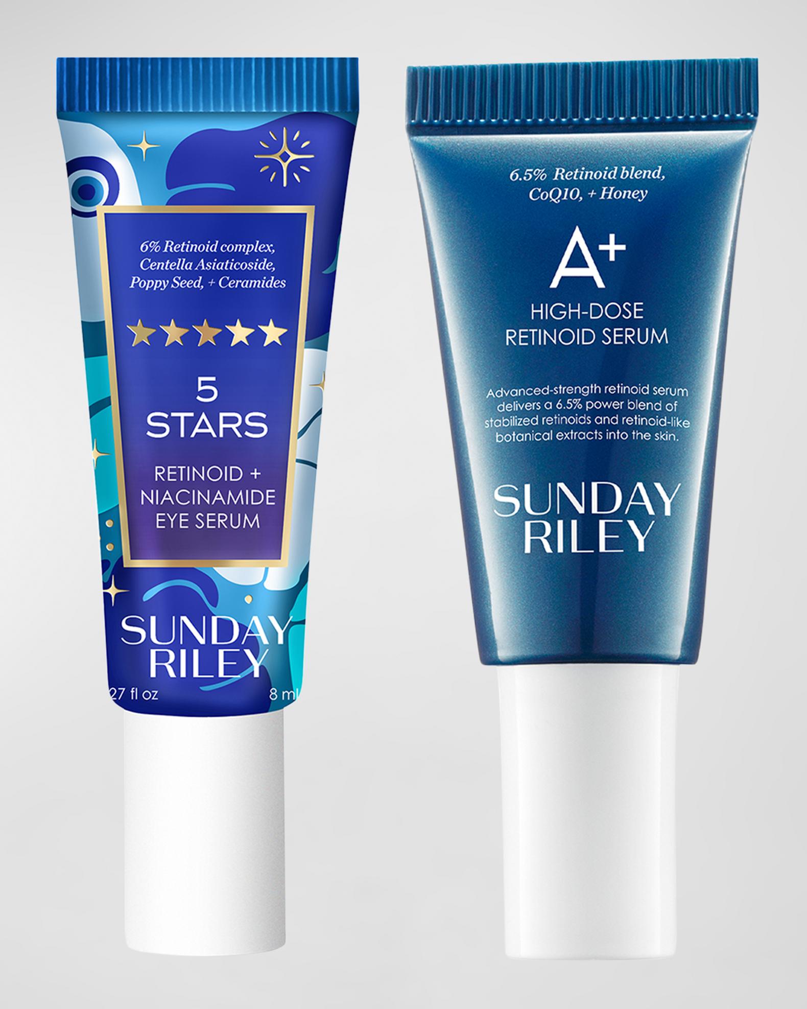 Sunday Riley Modern Skincare A+ Retinoid Serum & 5 Stars Duo, Yours ...