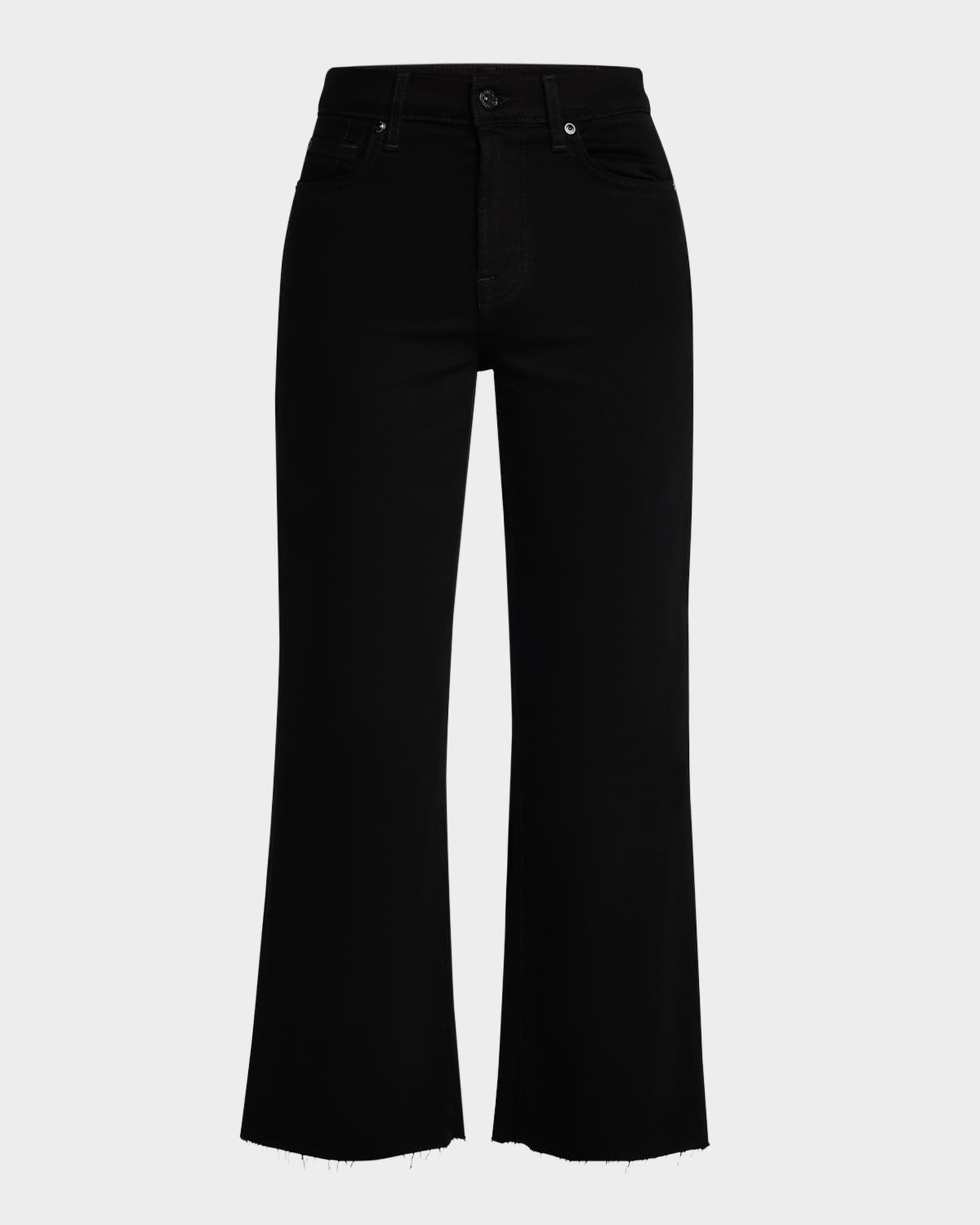 Cropped Alexa Jeans with Raw Hem 0