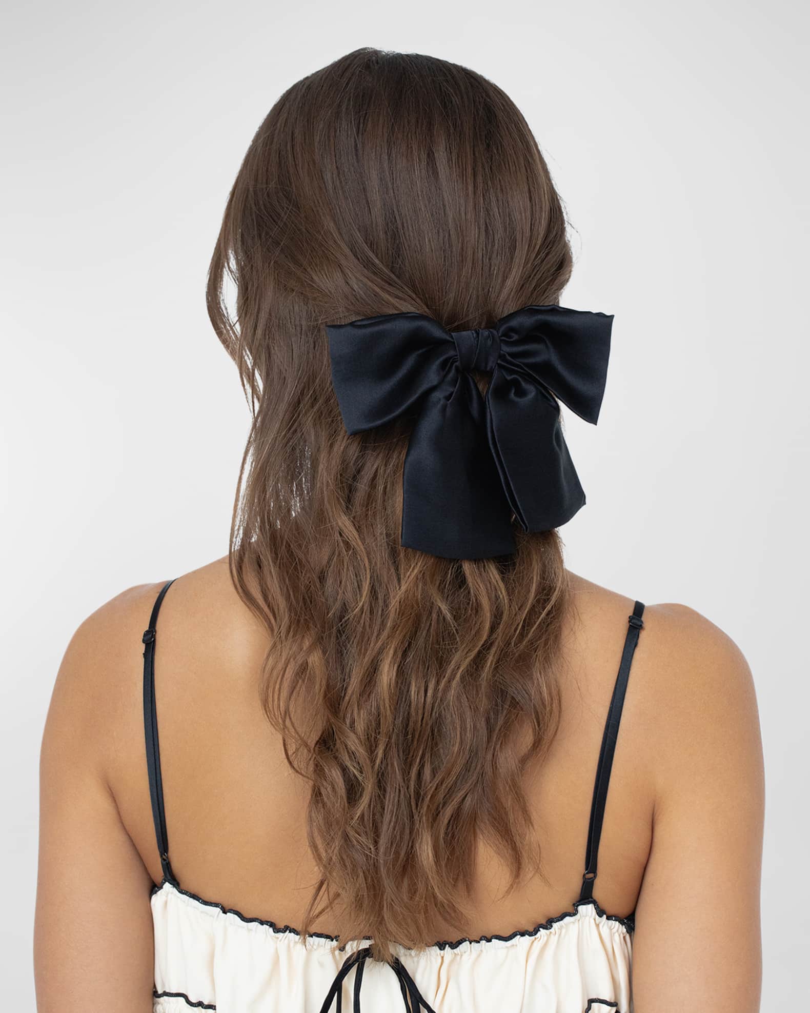 Tilly Satin Bow Barrette 1