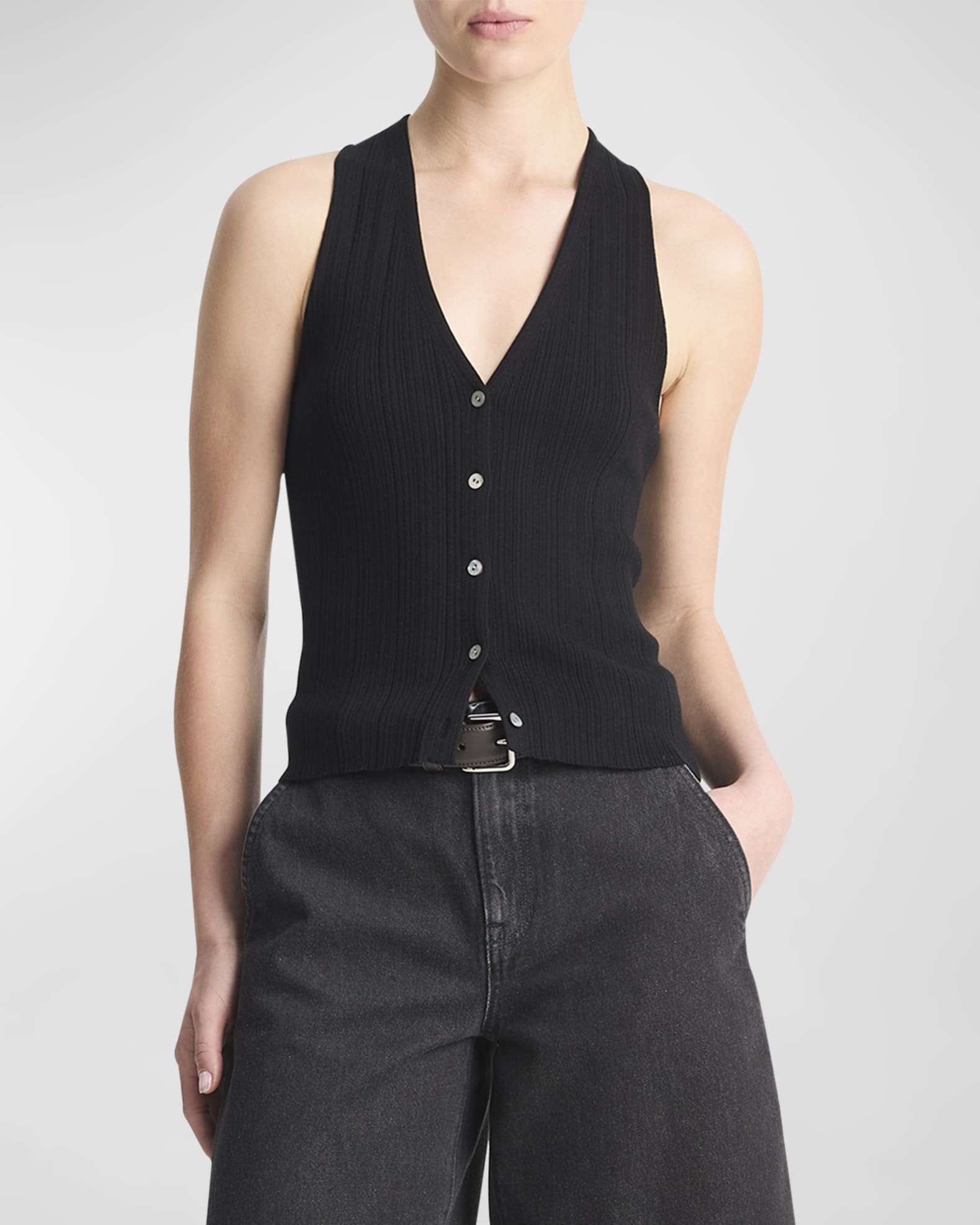 Vince sweater trim tank store