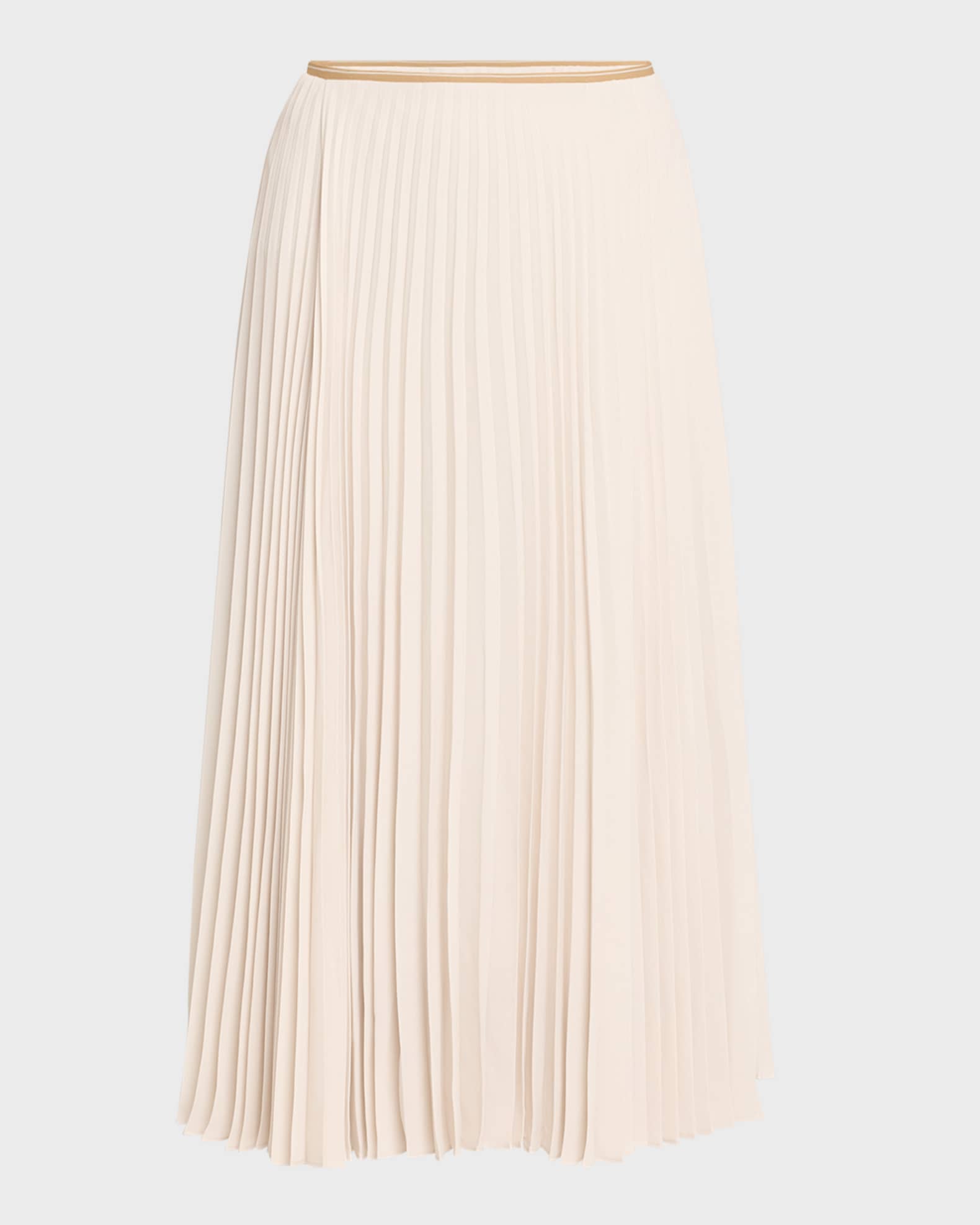 Vince pleated wrap midi skirt hotsell