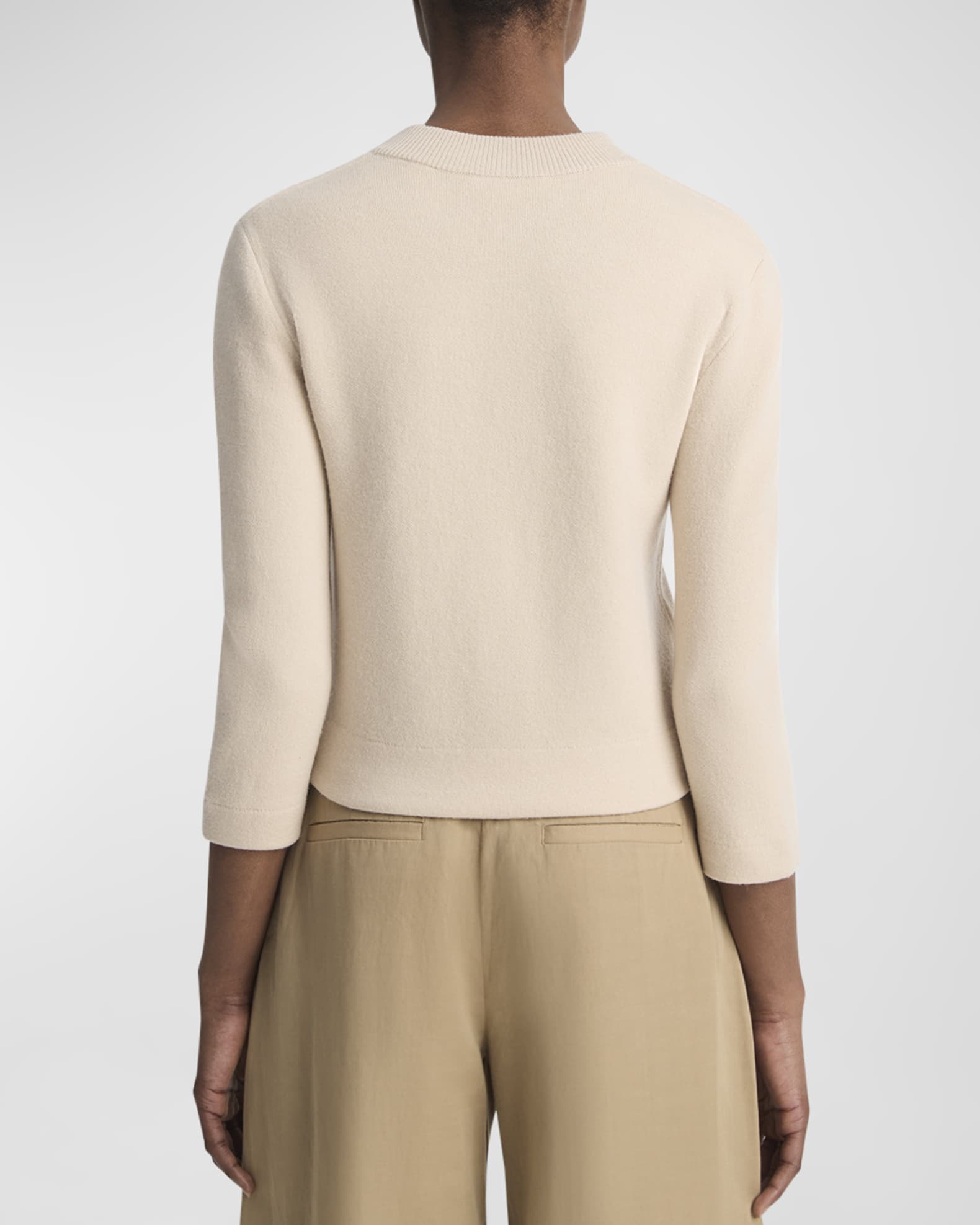 Vince shrunken cashmere sweater deals