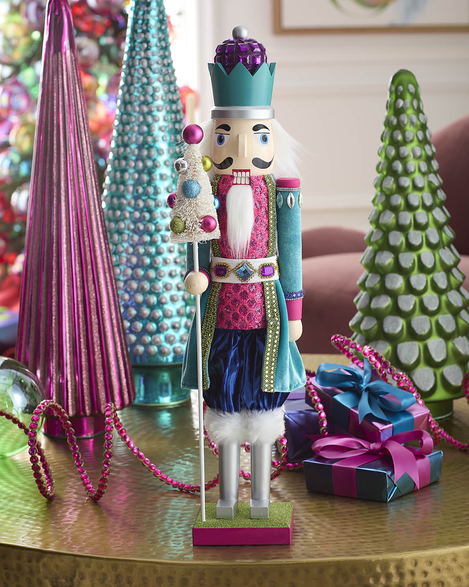 Neiman Marcus 24" Bright Holiday Nutcracker Neiman Marcus