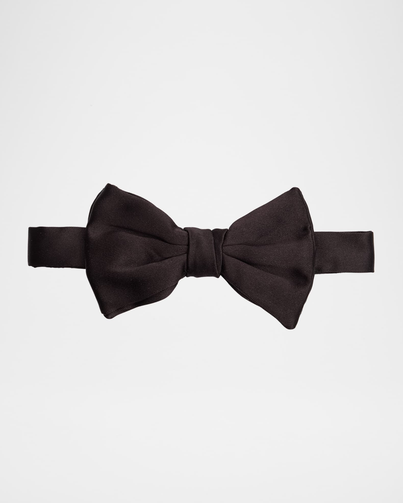 Men's Pre-Tied Silk Twill Bow Tie 0