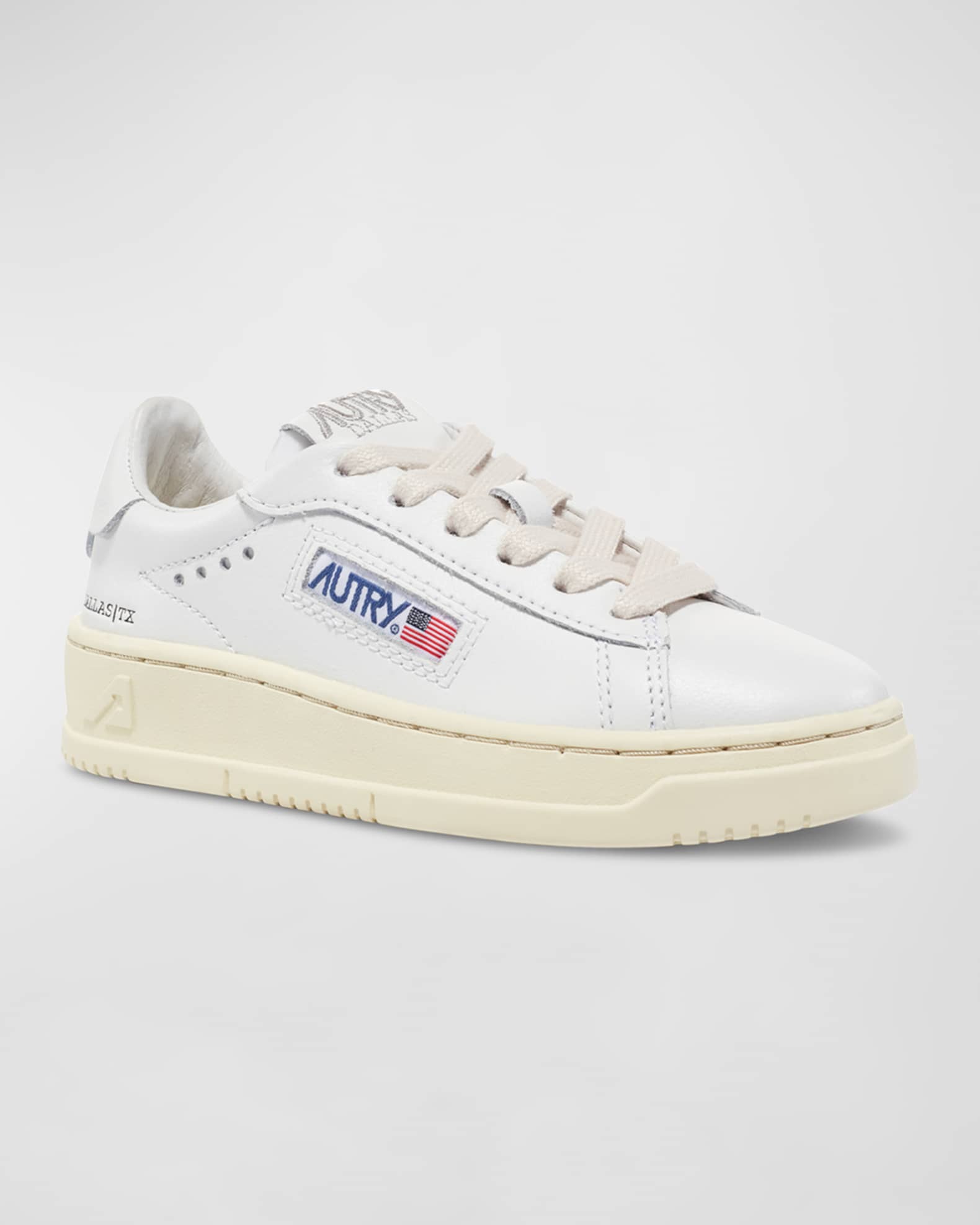 Kid's Dallas Leather Low-Top Sneakers, Size Toddlers/Kids 1
