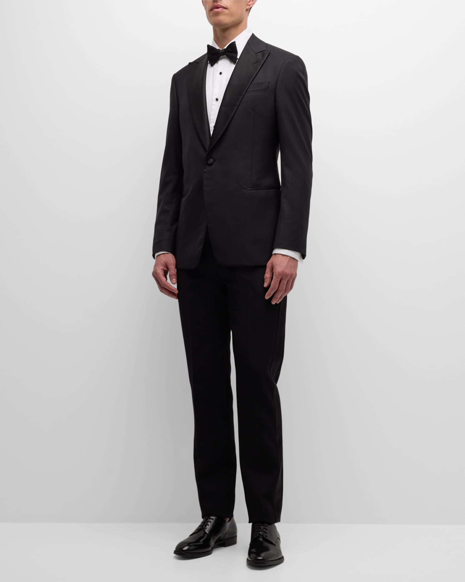 Giorgio Armani Men's Wool Satin-Lapel Two-Piece Tuxedo Set
