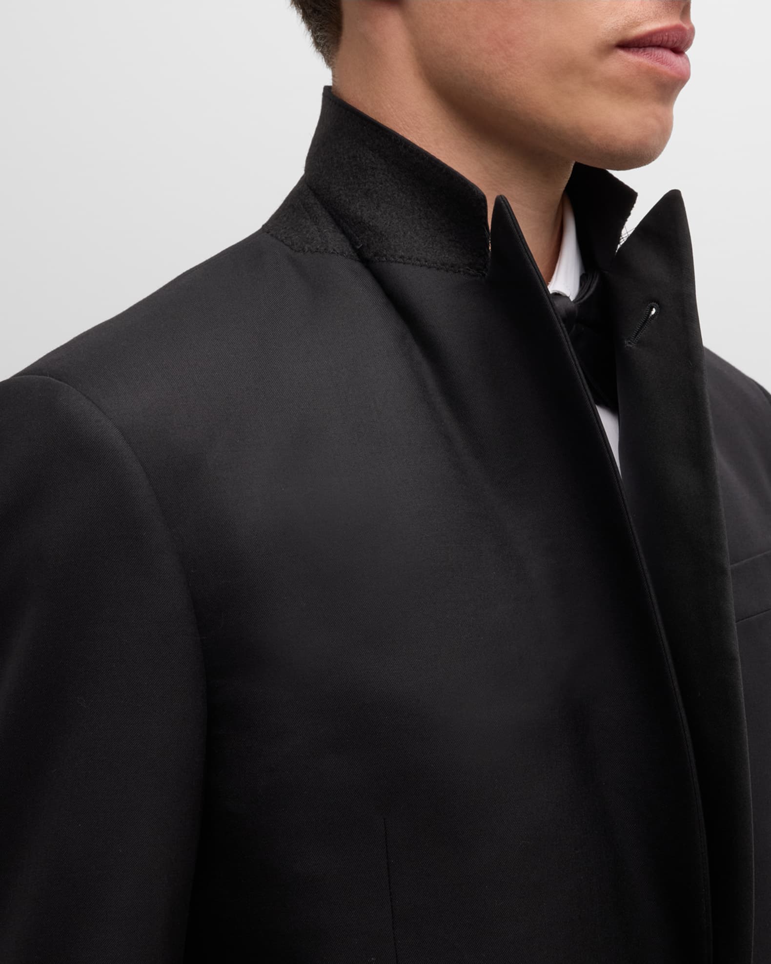 Giorgio Armani Men's Wool Satin-Lapel Two-Piece Tuxedo Set