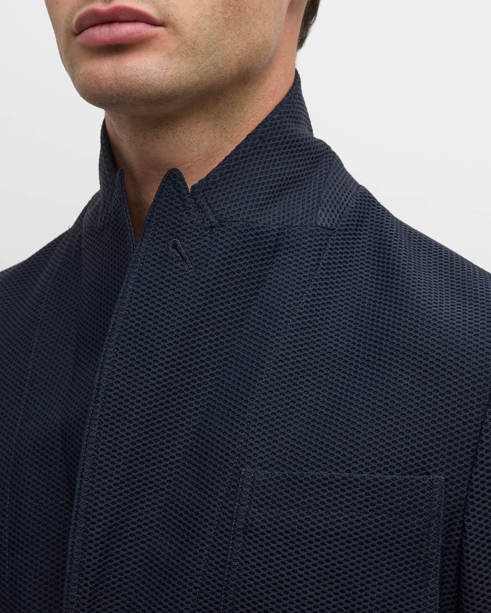 Giorgio Armani Men's Single-Breasted Rice Stitch Sport Coat | Neiman Marcus