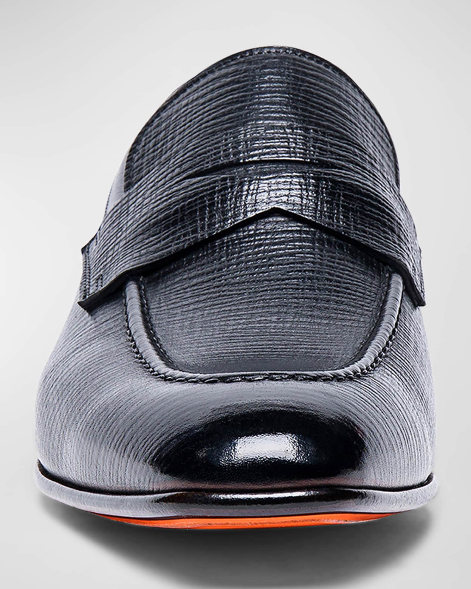 Santoni gannon penny loafer hot sale