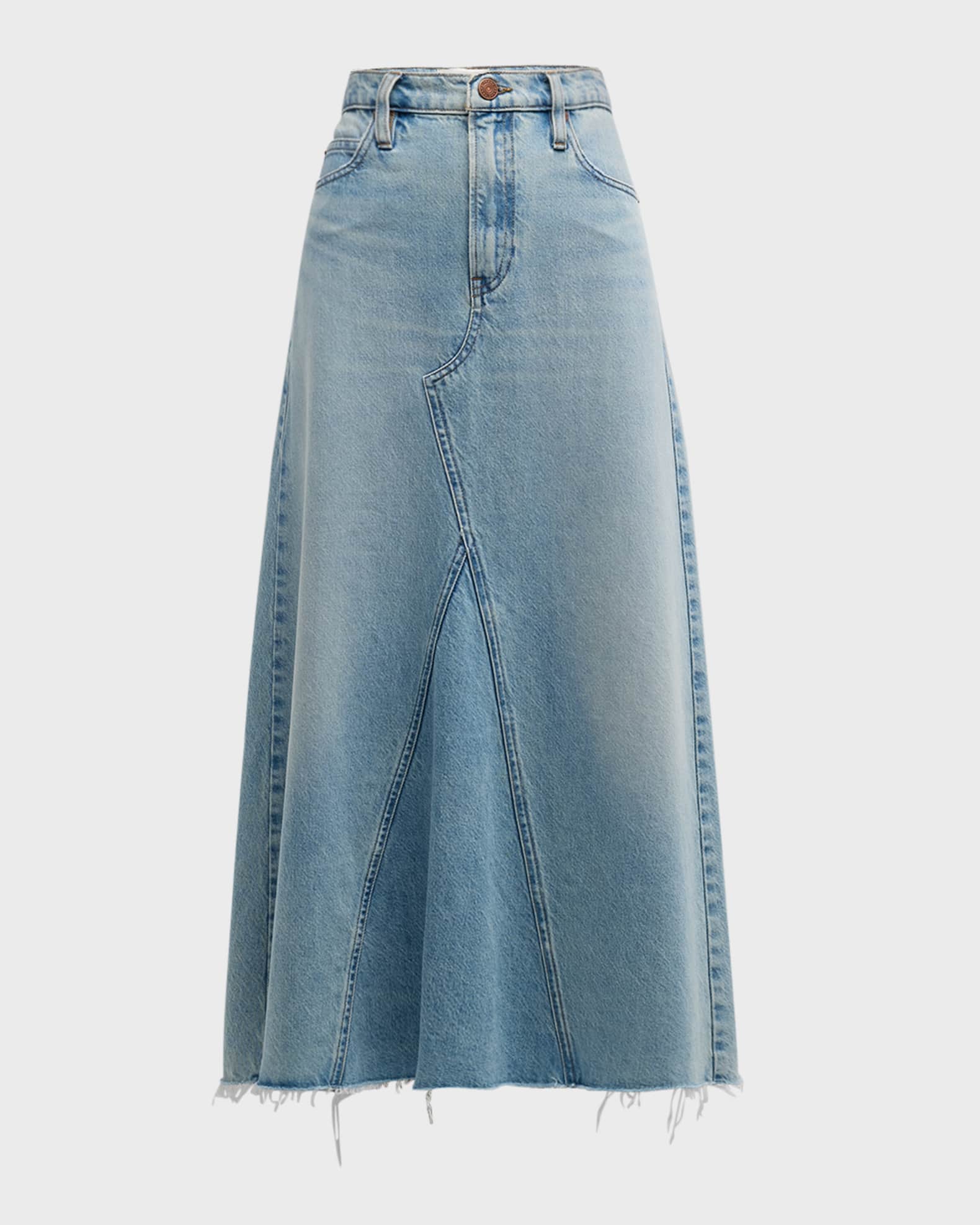 The Dorothy Denim Maxi Skirt