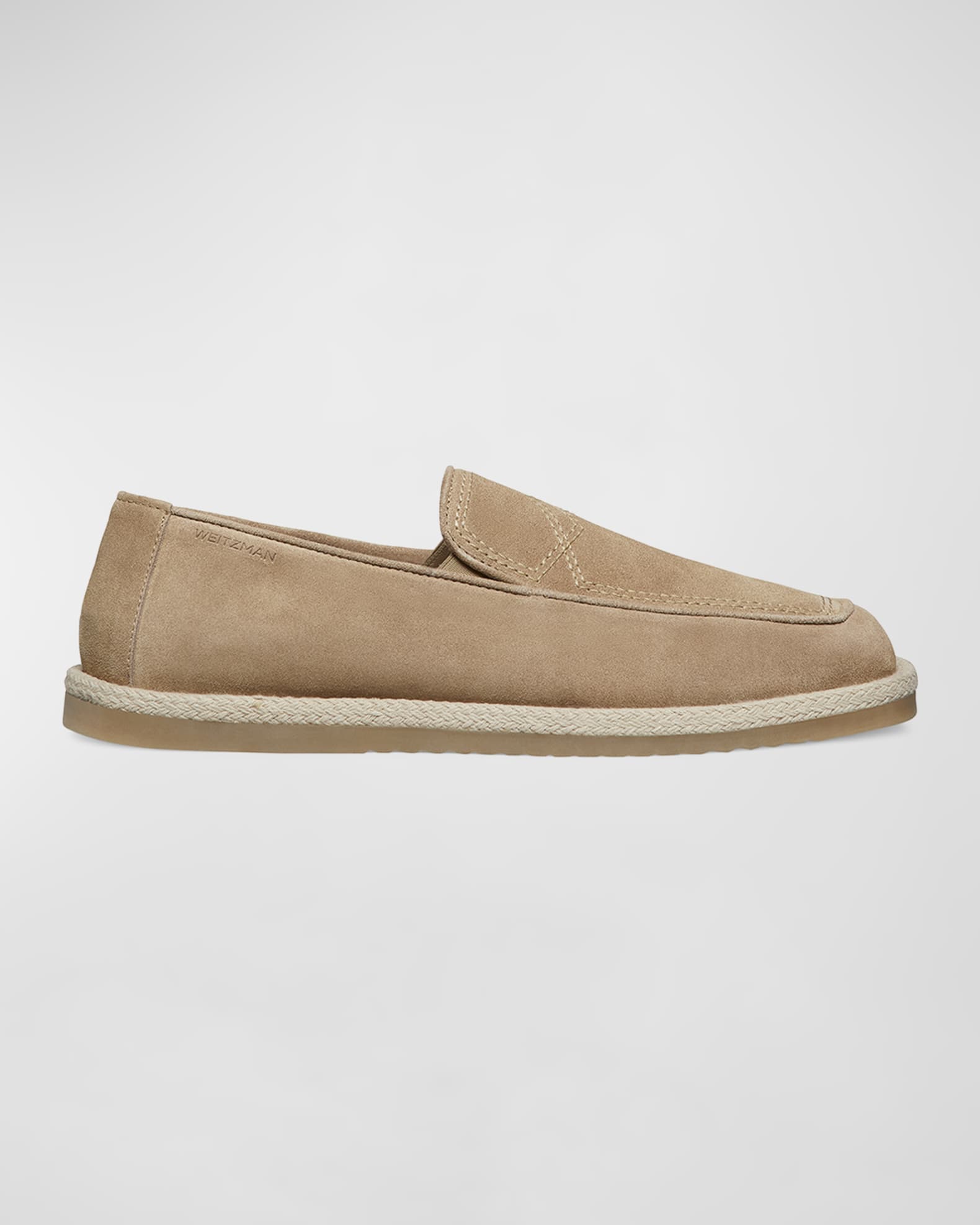 Stuart Weitzman Men s Harbor Venetian Suede Espadrilles Neiman Marcus