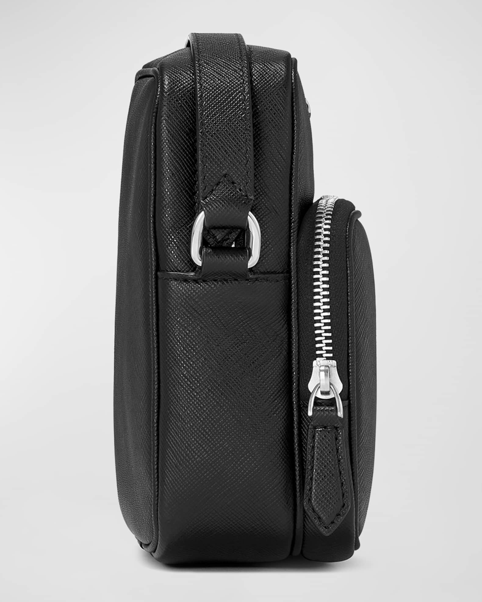 Montblanc Men's Sartorial Nano Saffiano Leather Messenger