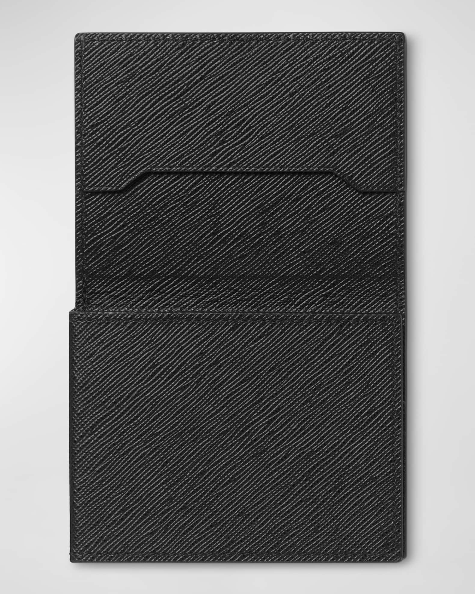 Men's Sartorial Saffiano Leather Trio Card Holder 1