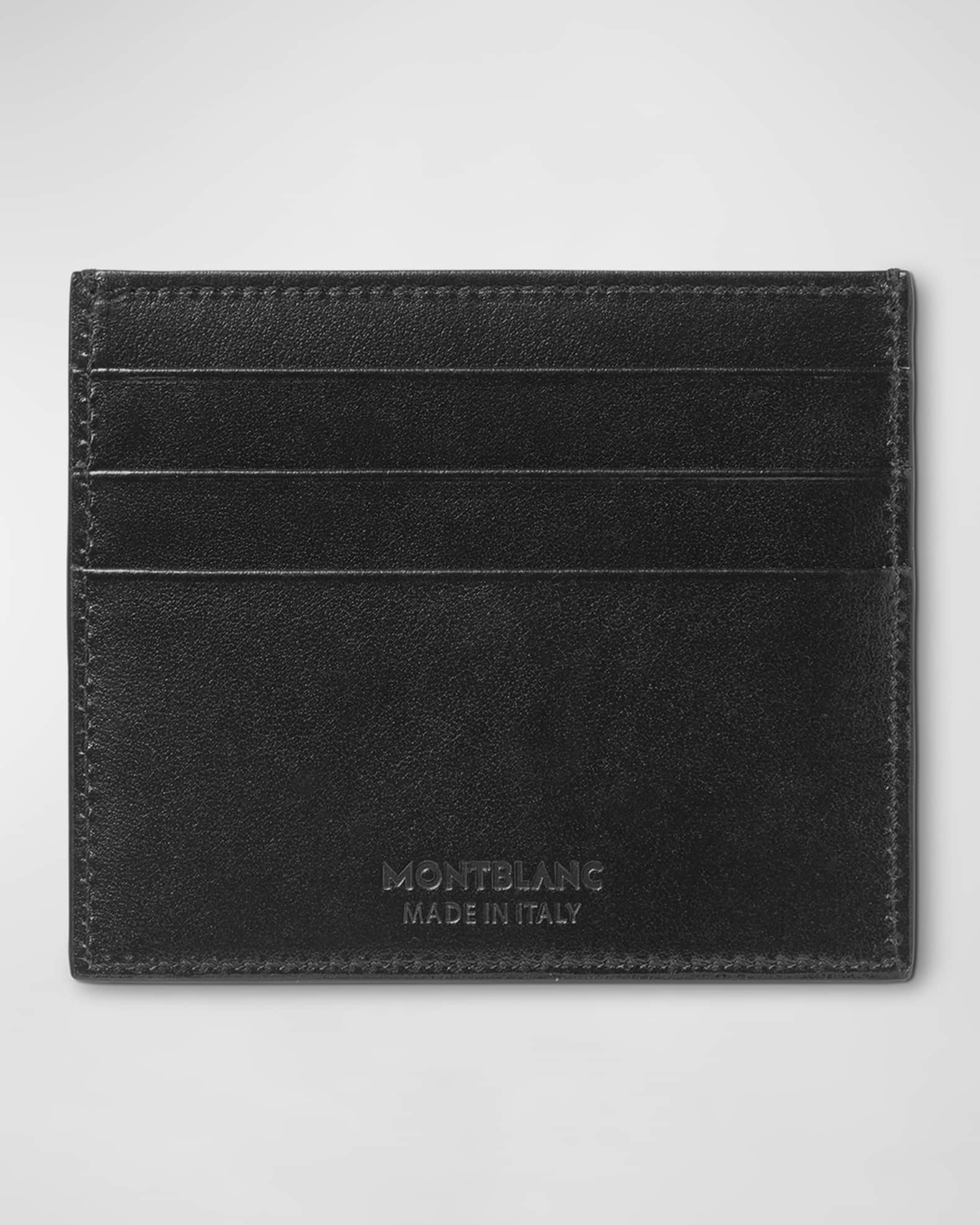 Montblanc Men's Meisterstuck Leather Card Holder | Neiman Marcus