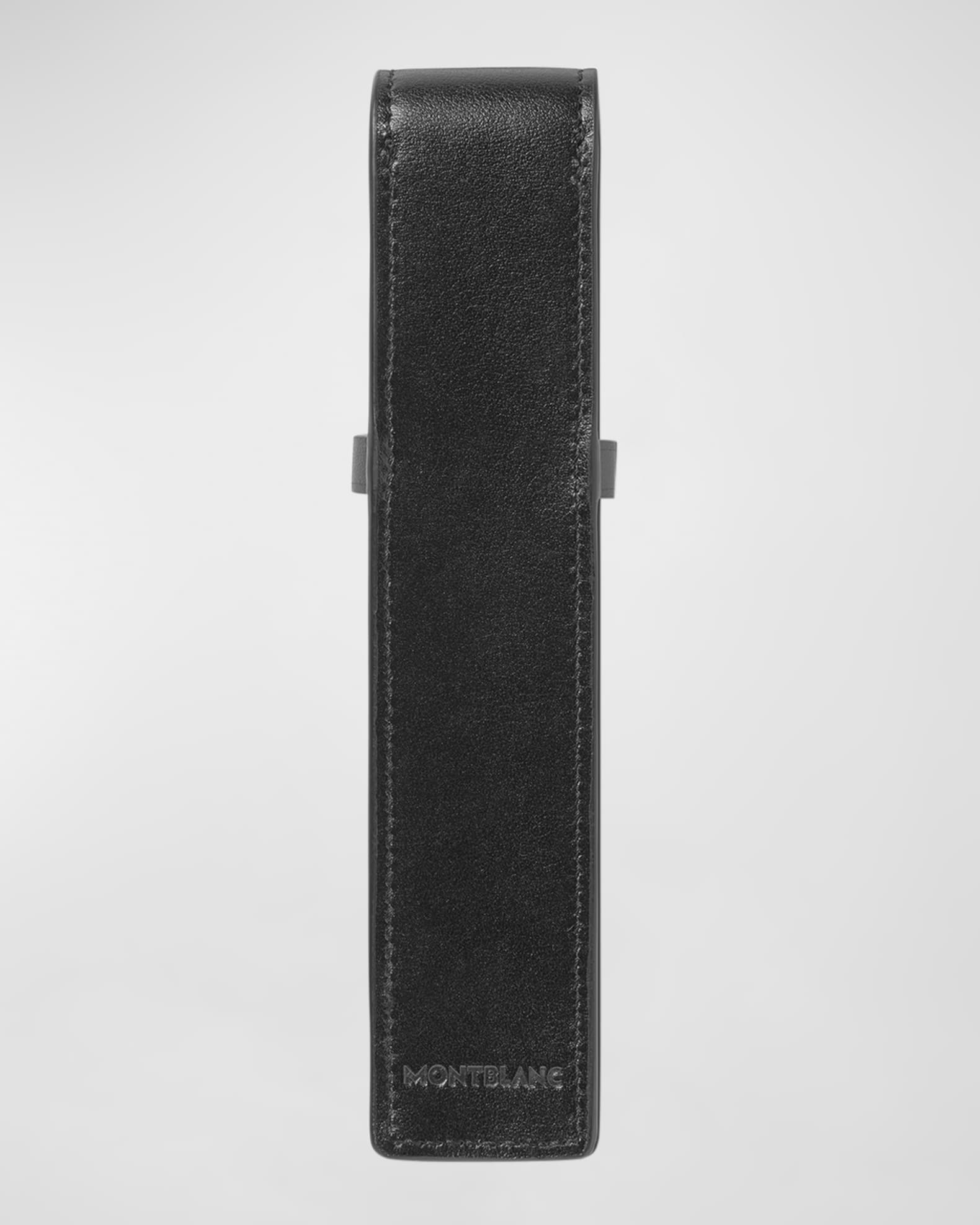 Montblanc Men's Meisterstuck Leather 1-Pen Pouch | Neiman Marcus
