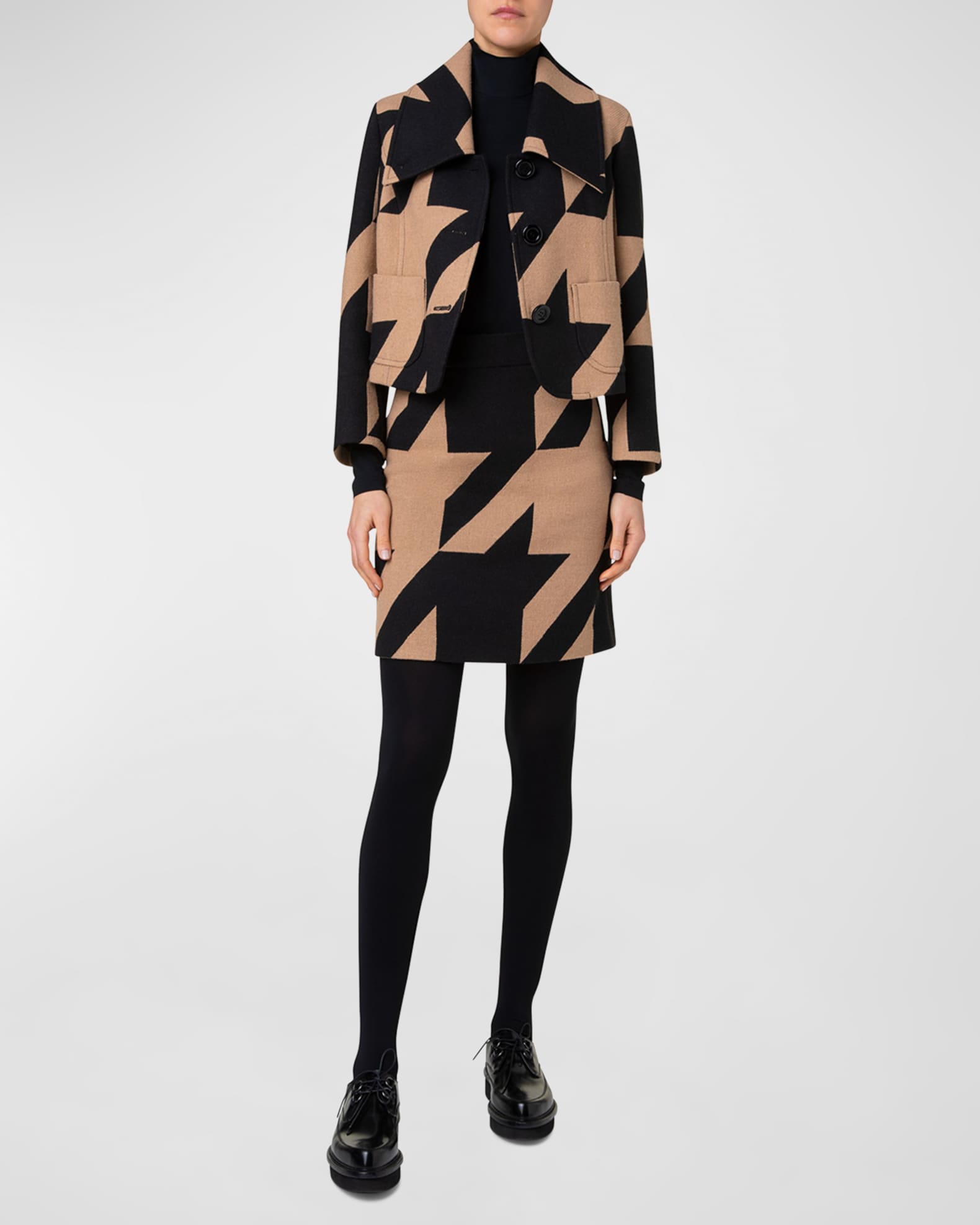 Akris punto tweed jacket sales