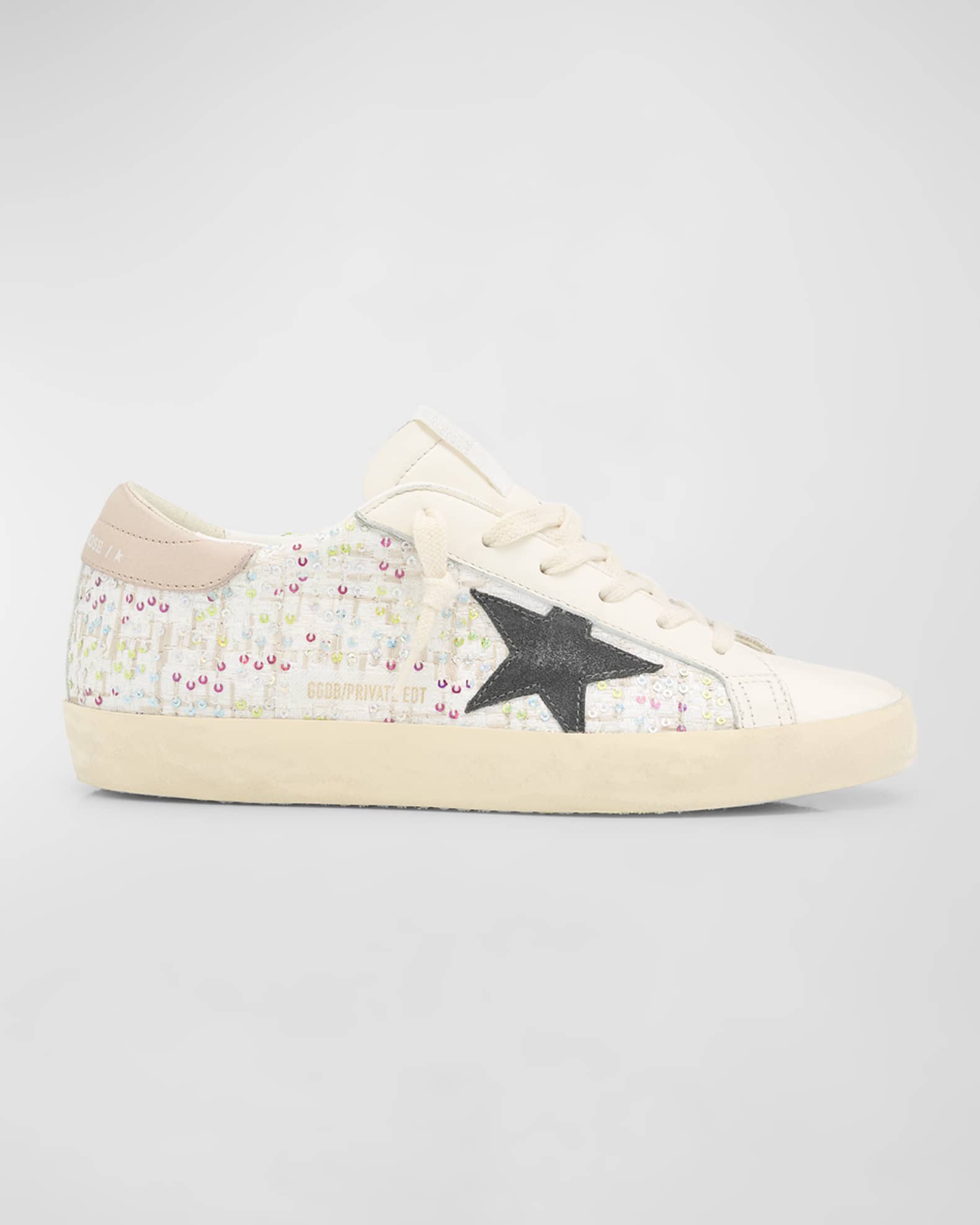 Golden Goose Superstar Sequin Leather Low Top Sneakers Neiman Marcus