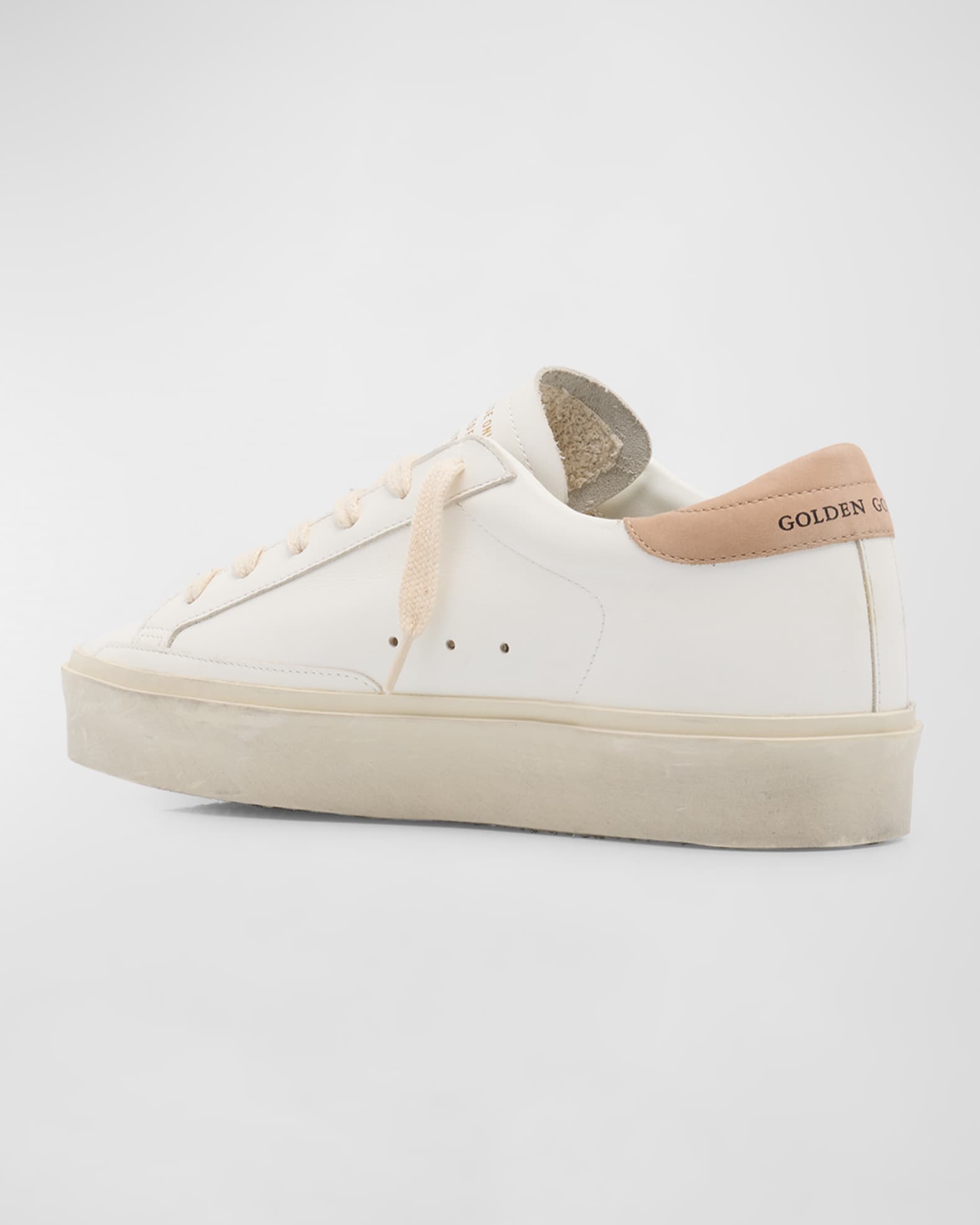 Golden Goose Hi Star Leather Low-Top Sneakers | Neiman Marcus