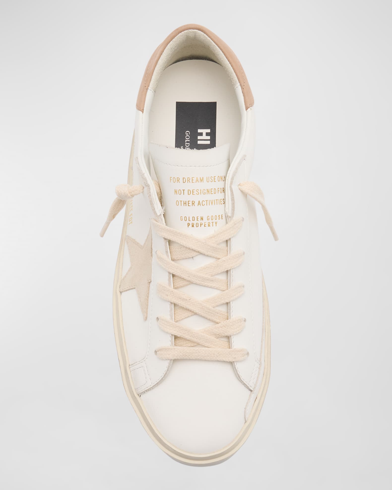 Golden Goose Hi Star Leather Low-Top Sneakers | Neiman Marcus
