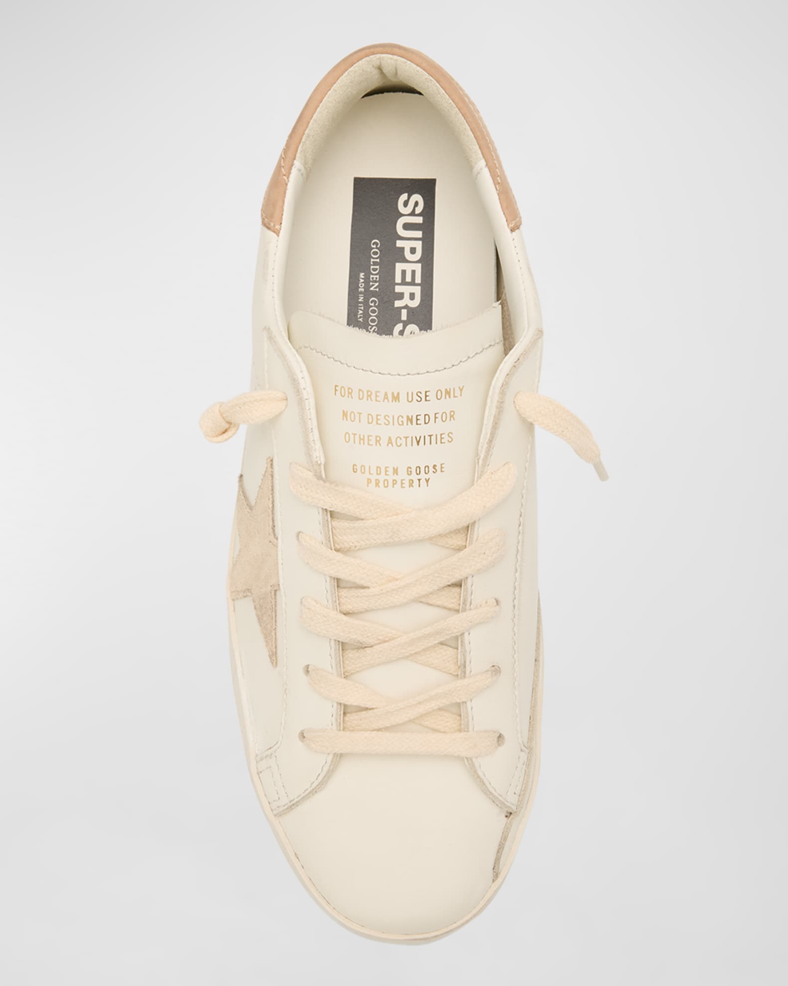 スニーカー Golden  Beige Superstar Leather Sneakers Amazon.com | Adidas Superstar GZ4831 Golden Beige/Core Black
