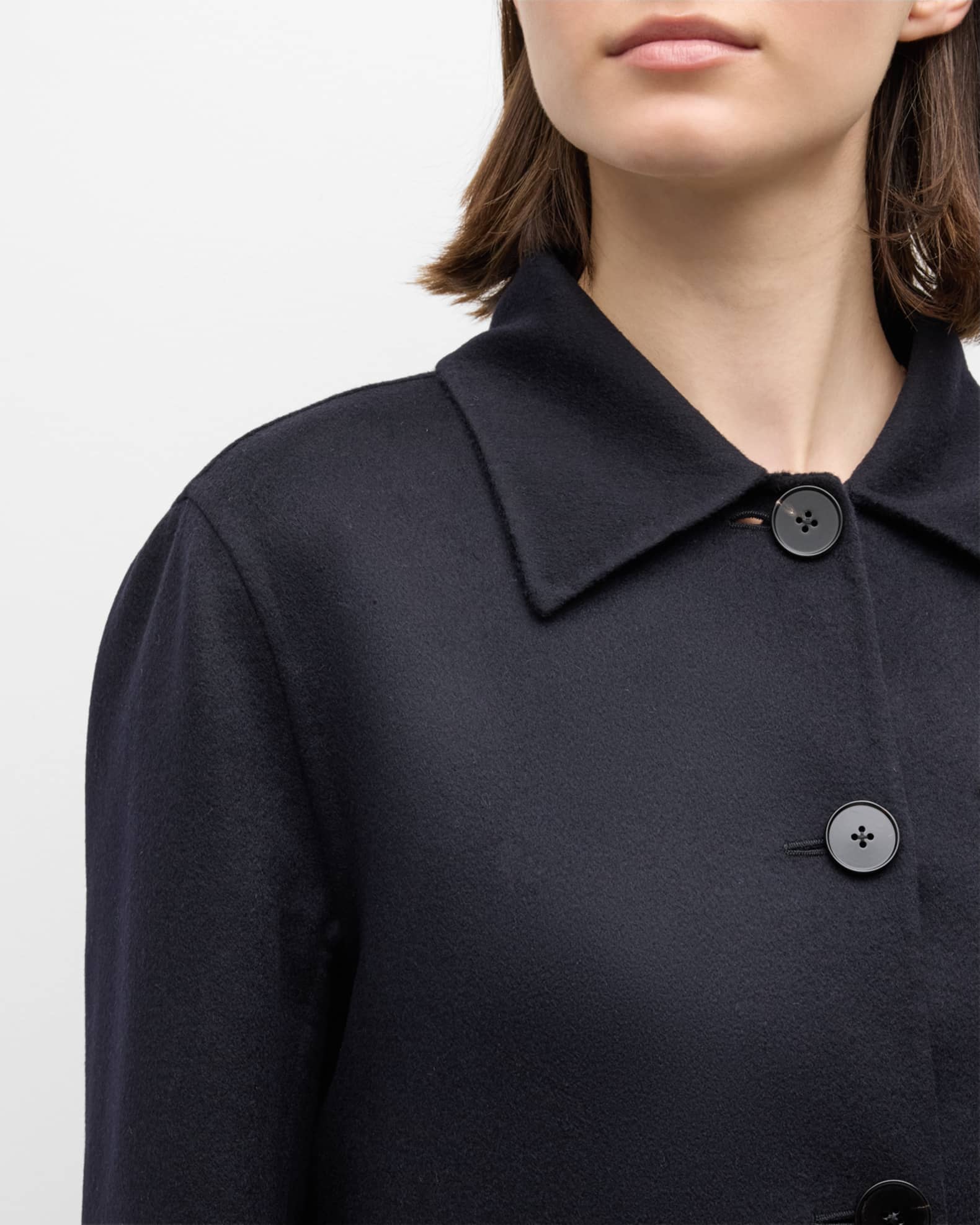 JIL SANDER NIGHT CASHMERE ジャンパー Jil Sander // Black Cashmere & Silk Light Jacket – VSP