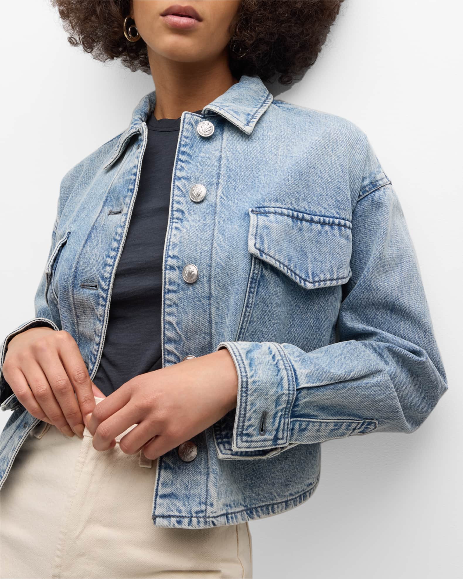 Rag & Bone Jaiden Denim Shirt Jacket | Neiman Marcus